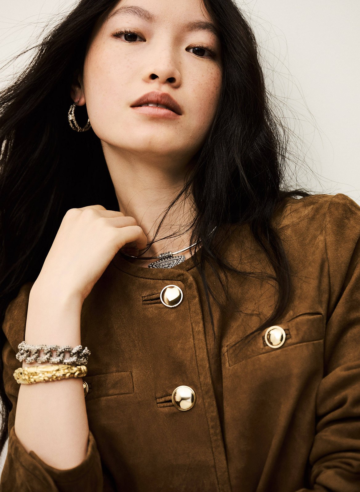 Jasje van velours BA&SH Bruin