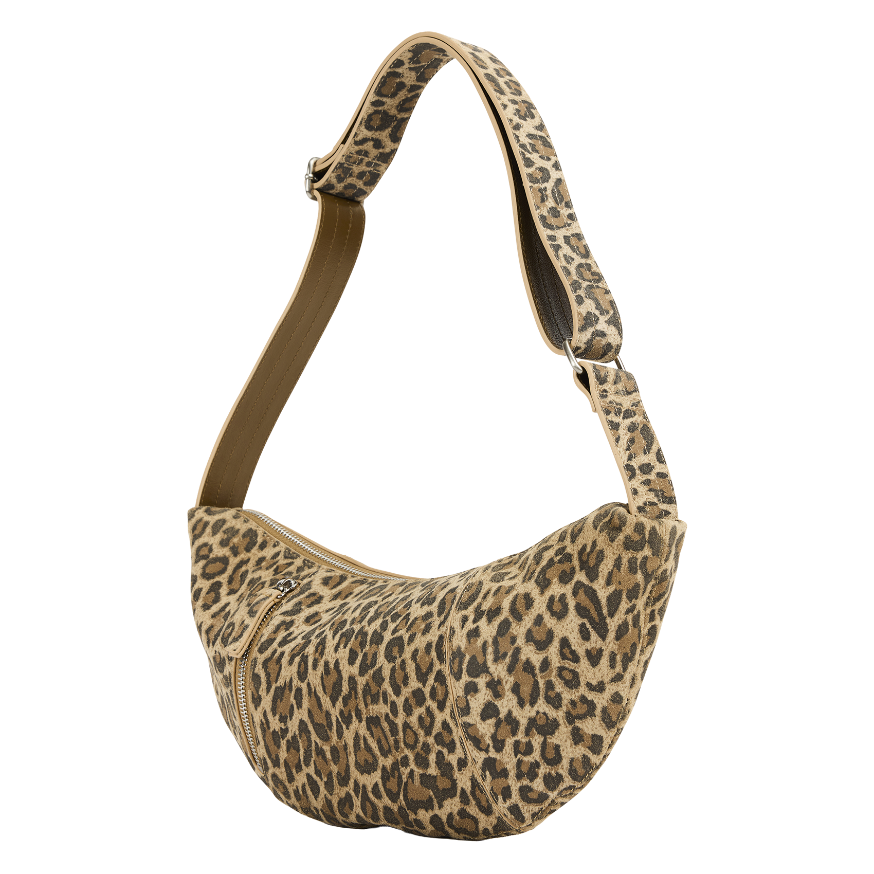 Sac bandoulière léopard NAT & NIN Marron