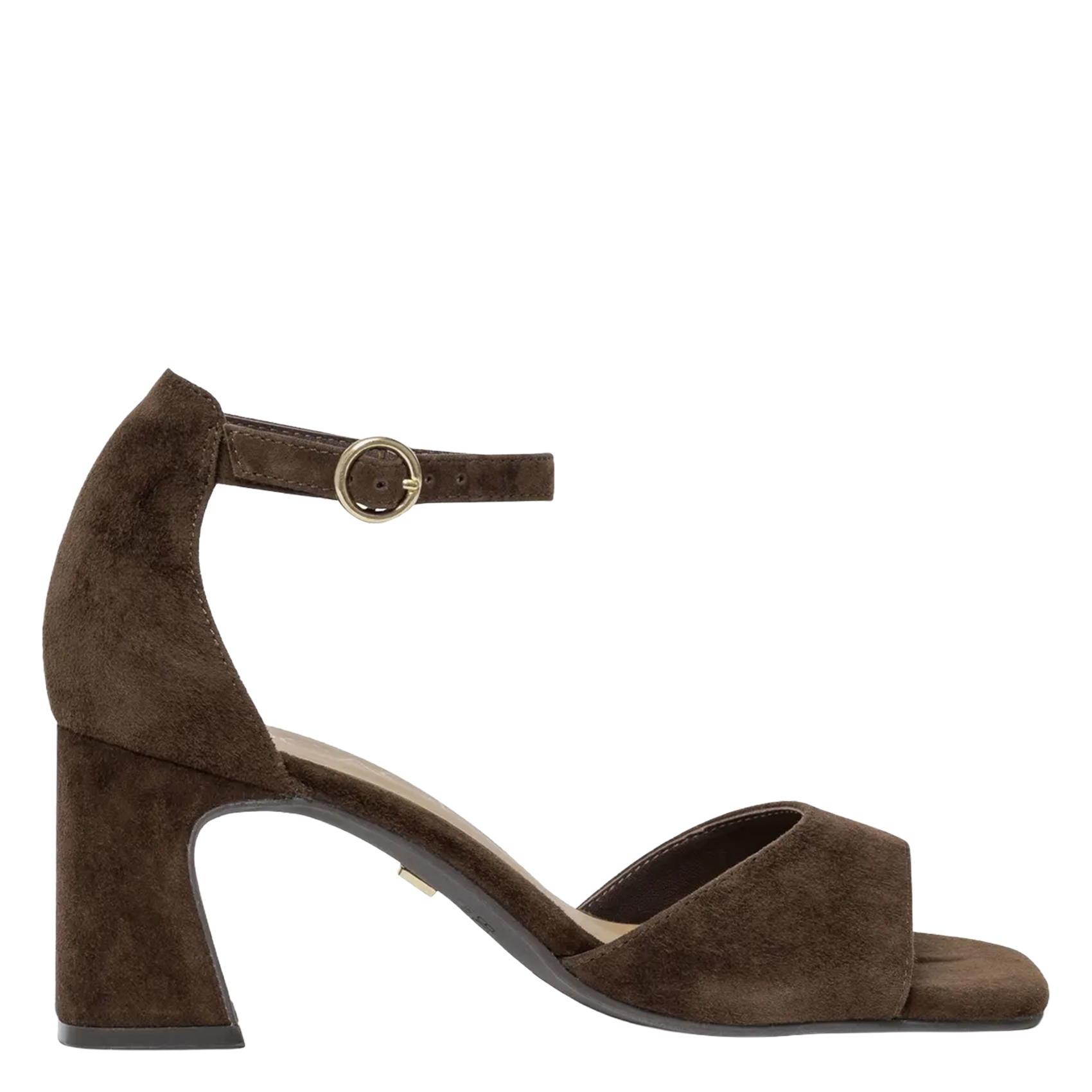 Sandales à talon en cuir velours BOCAGE