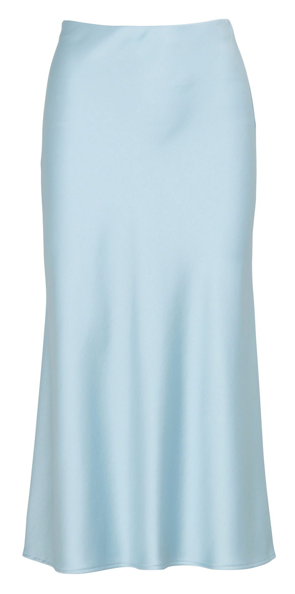 Halflange, glanzende rok IMPERIAL Blauw