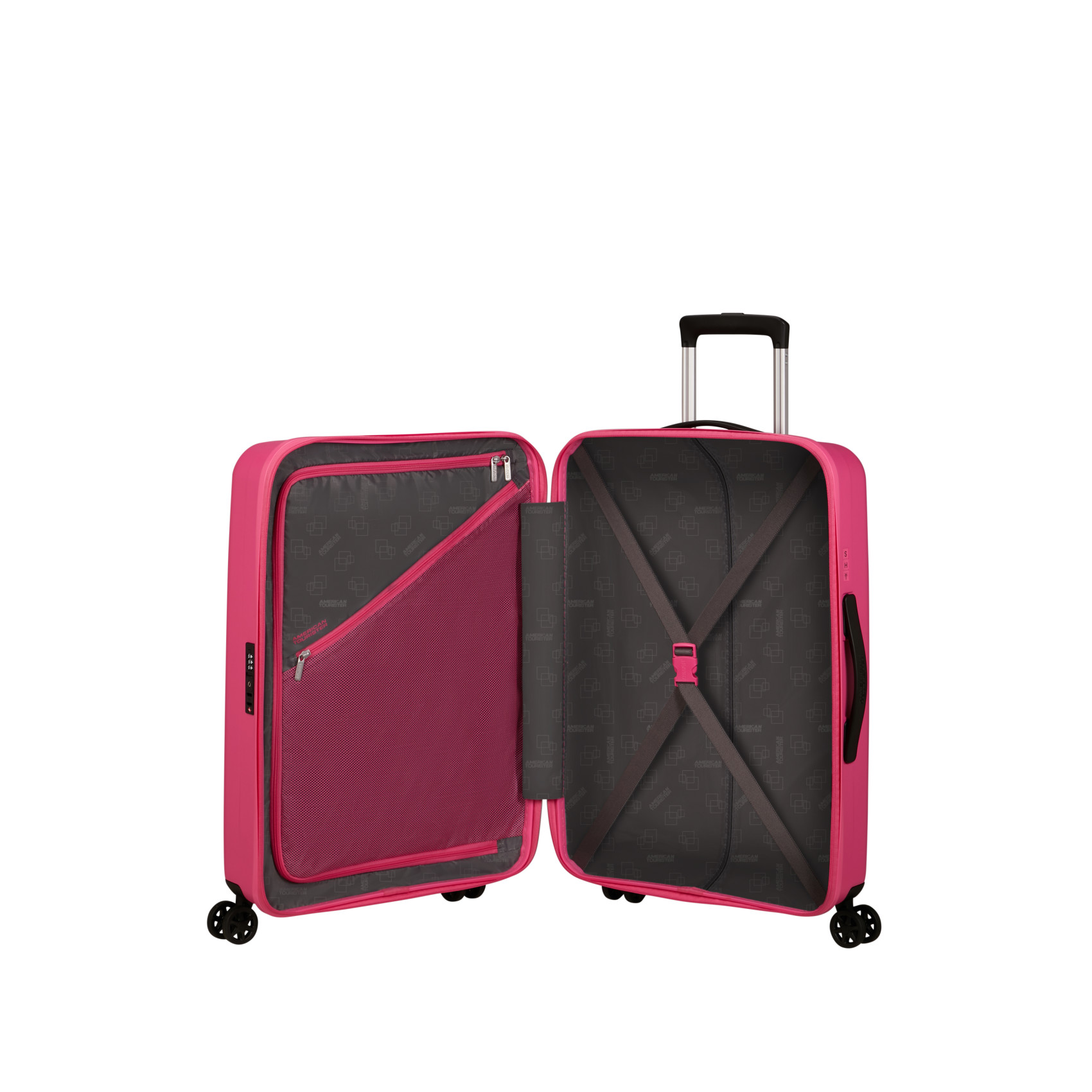 Rejoy 4-wheel suitcase size M Pink