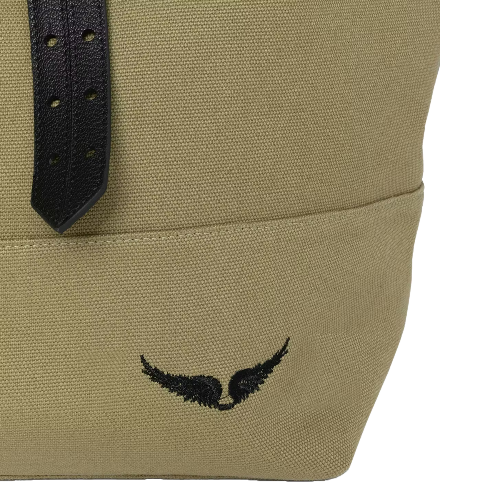 Sac cabas en coton ZADIG&VOLTAIRE Vert