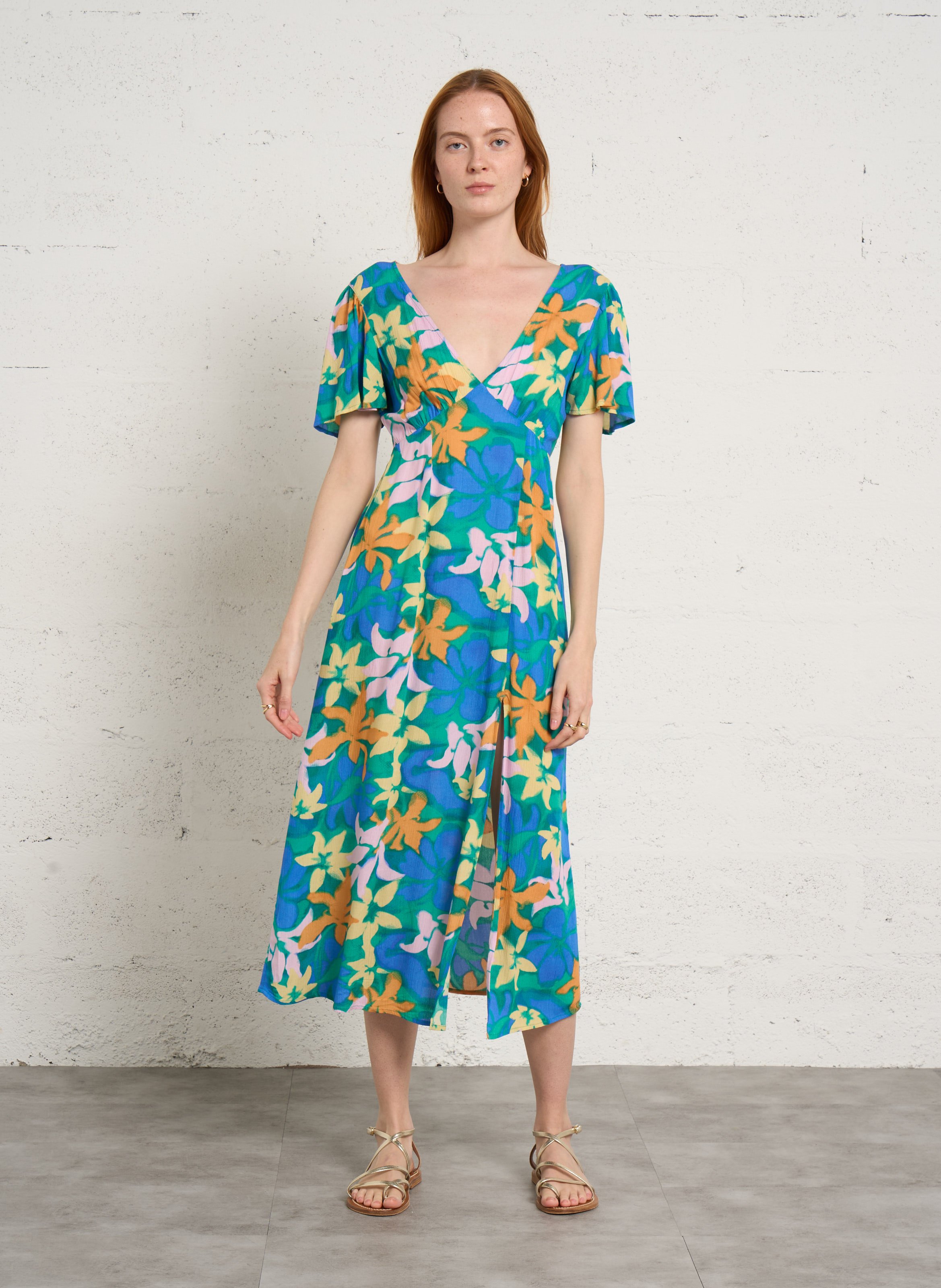 Long beach dress BILLABONG Multicolored