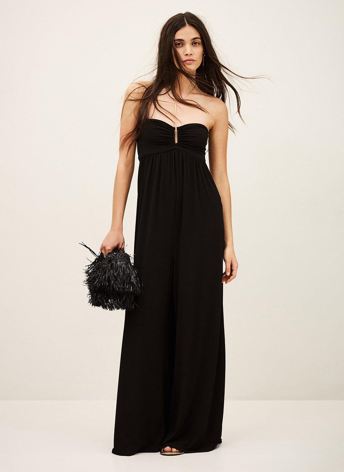 Combinaison bustier BA&SH Noir