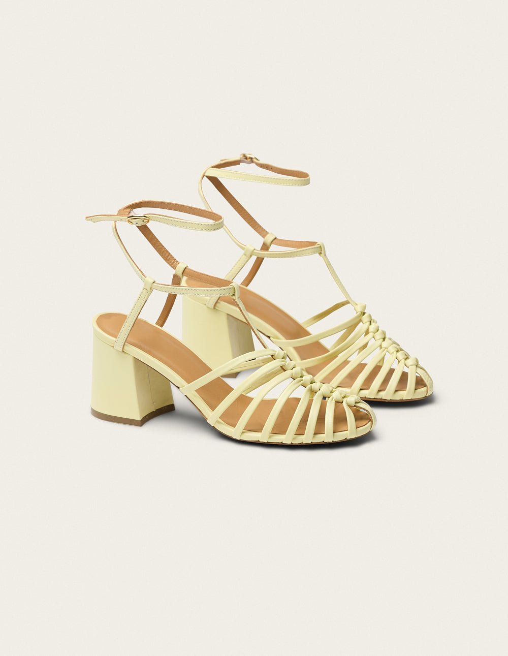 Sandales à talons ODAJE Jaune