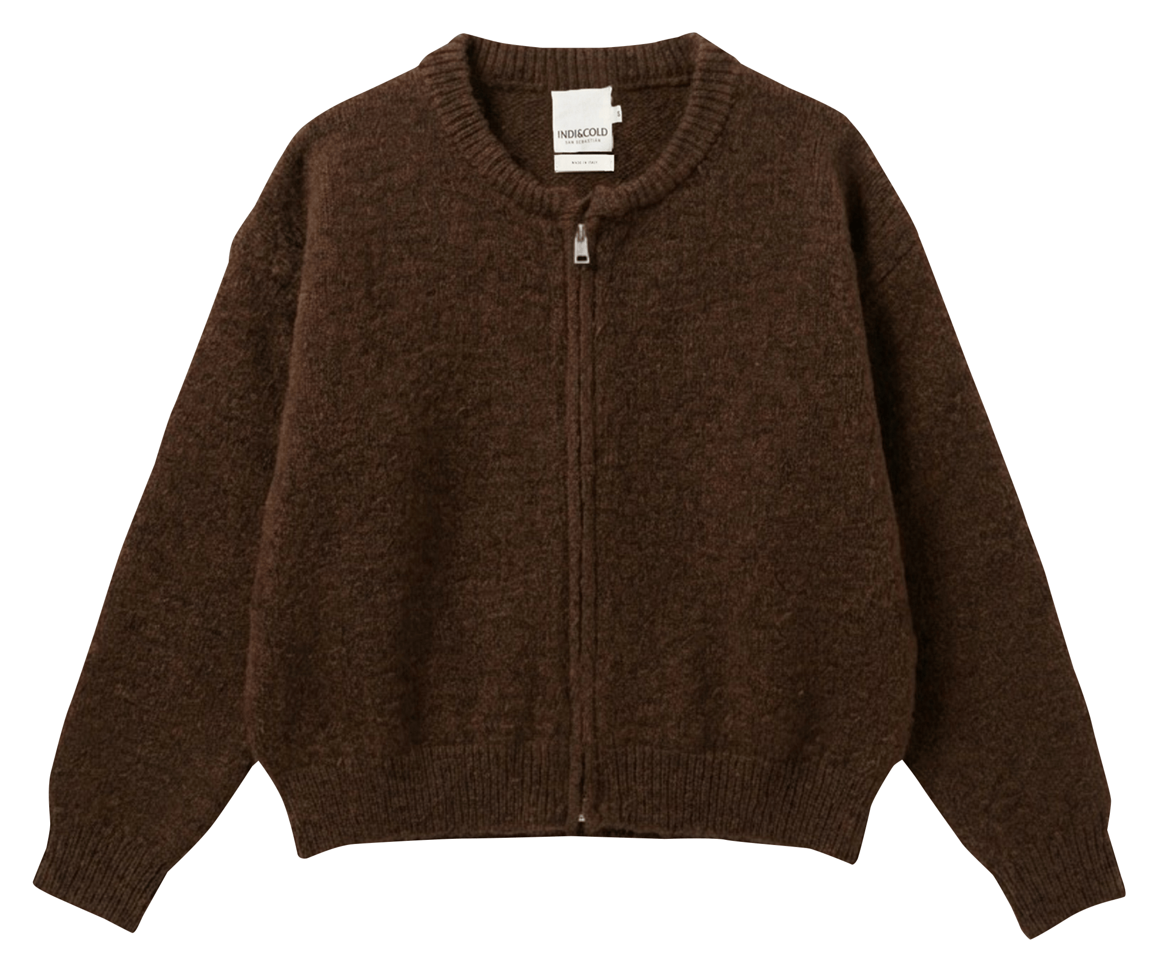 Vest met oversized pasvorm INDI & COLD Bruin