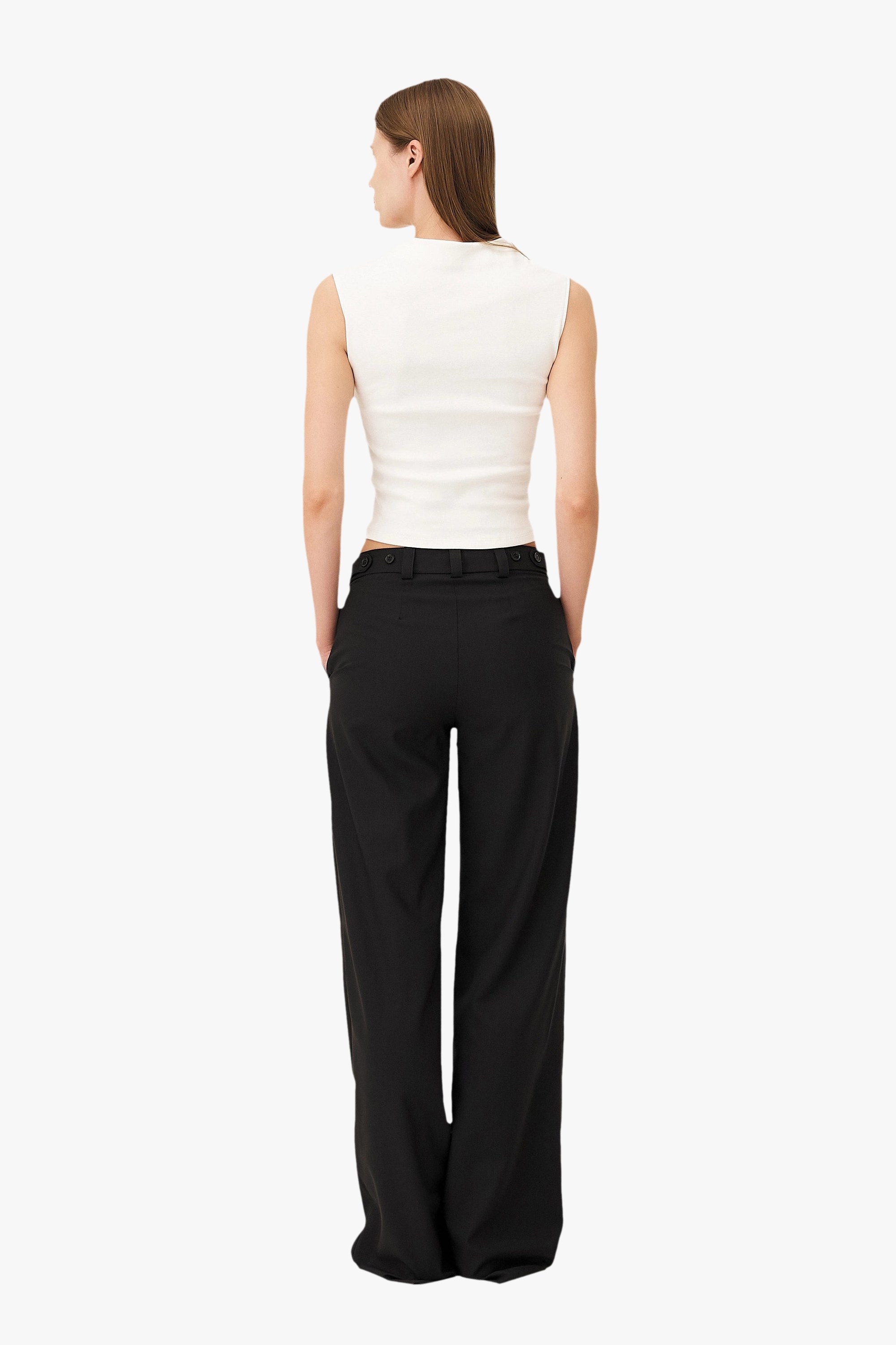 Flared pants gilia Noyoco Black