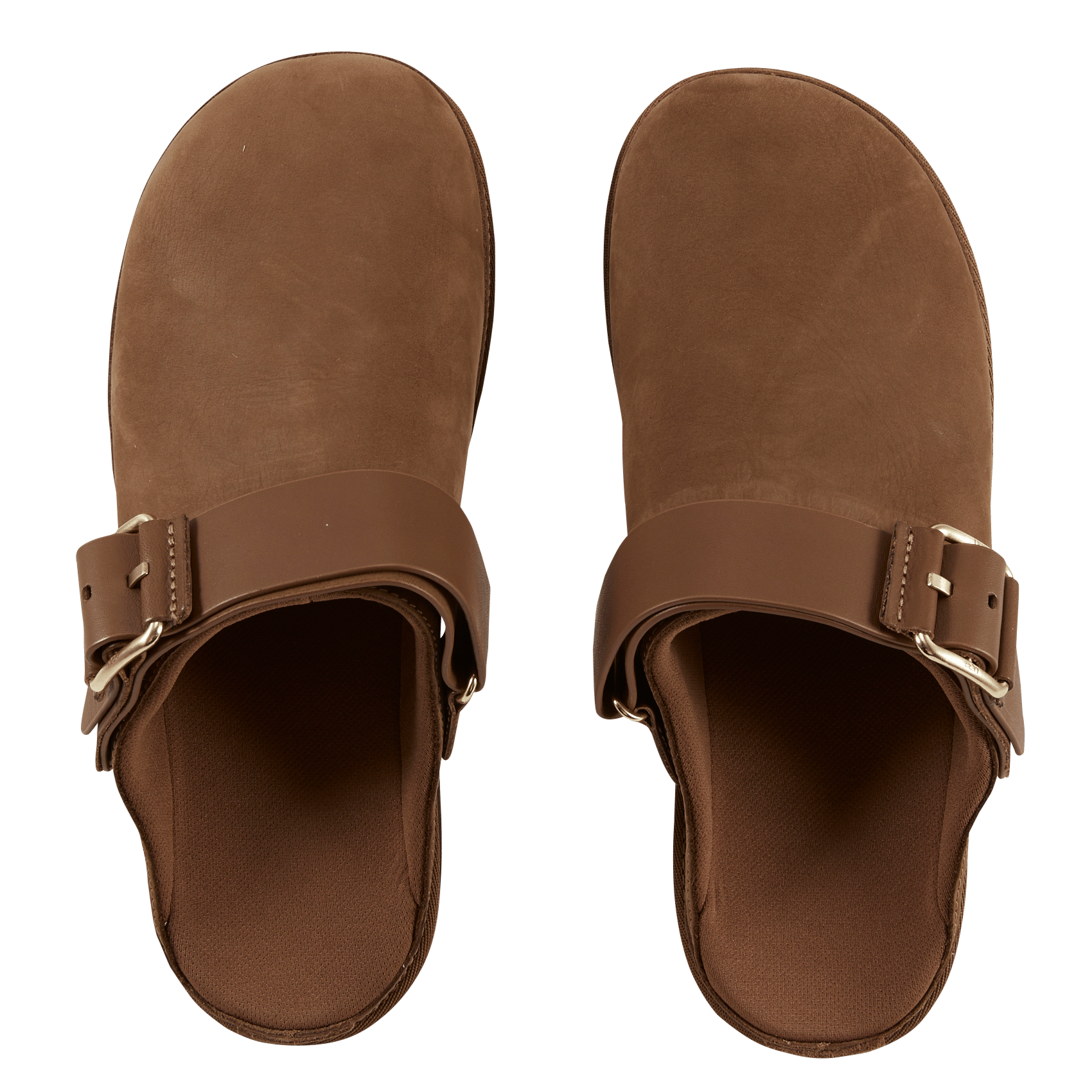 Platte, leren sandalen UGG Bruin