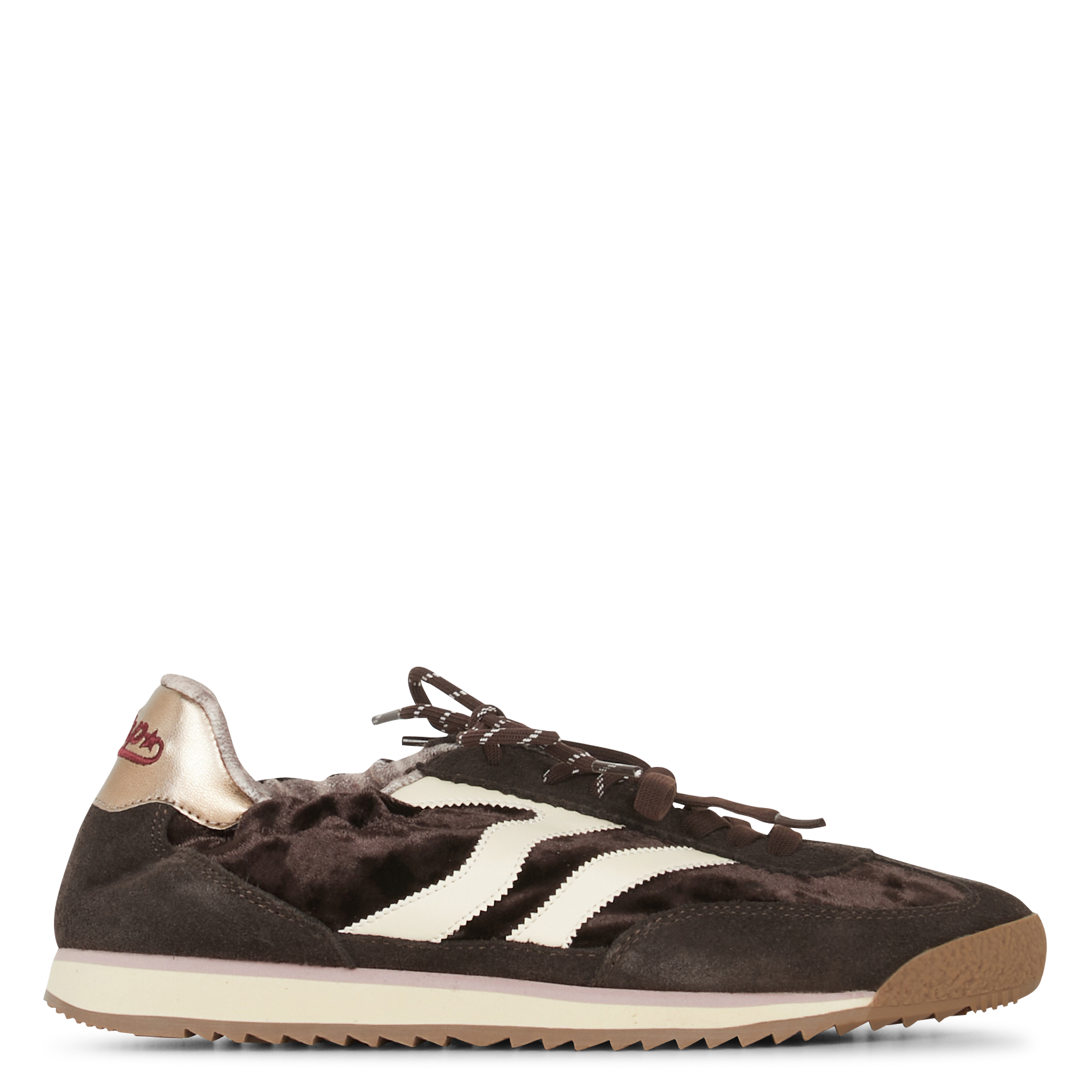 Baskets basses en cuir MRP Marron