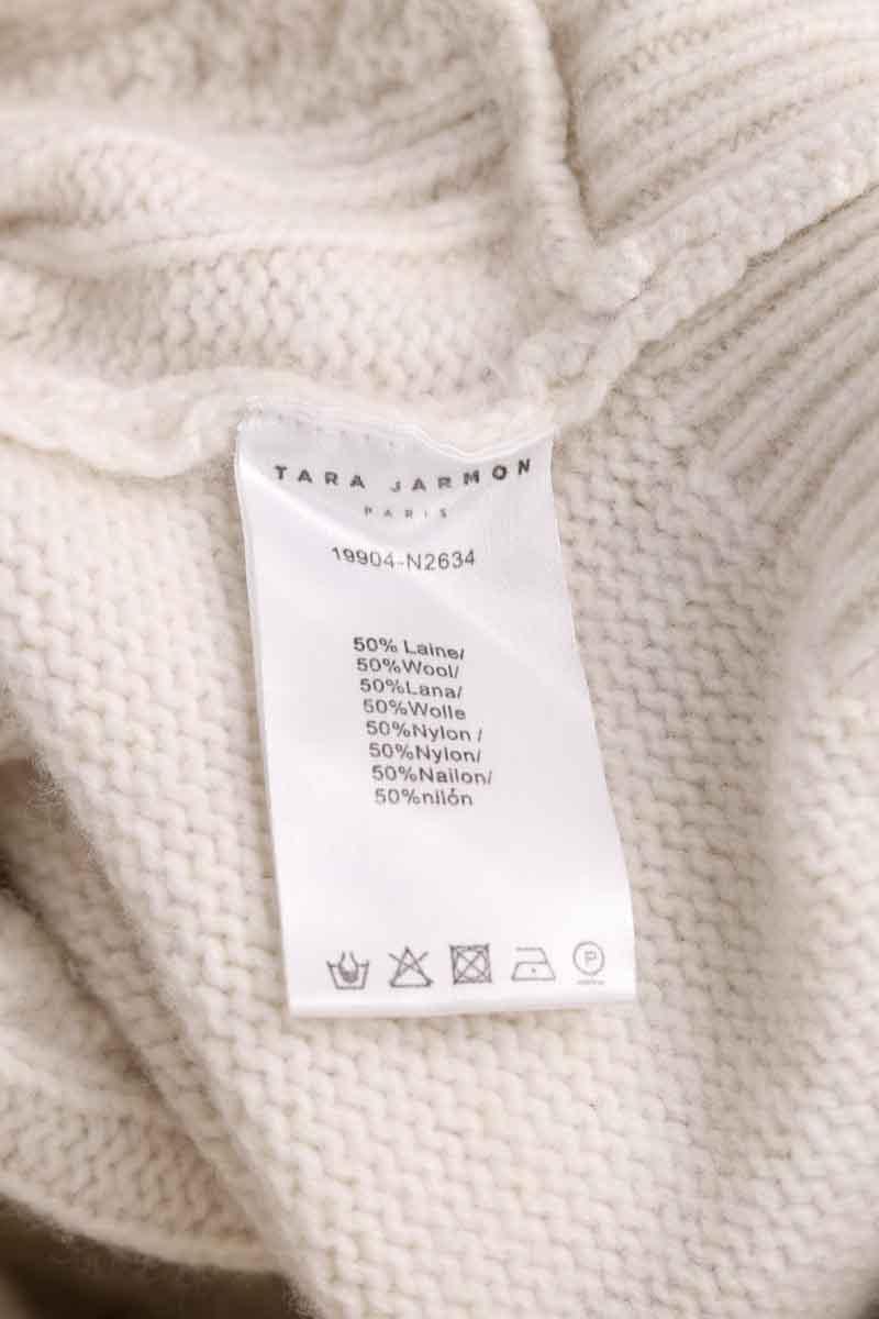 Sweater TARA JARMON - Seconde Main White