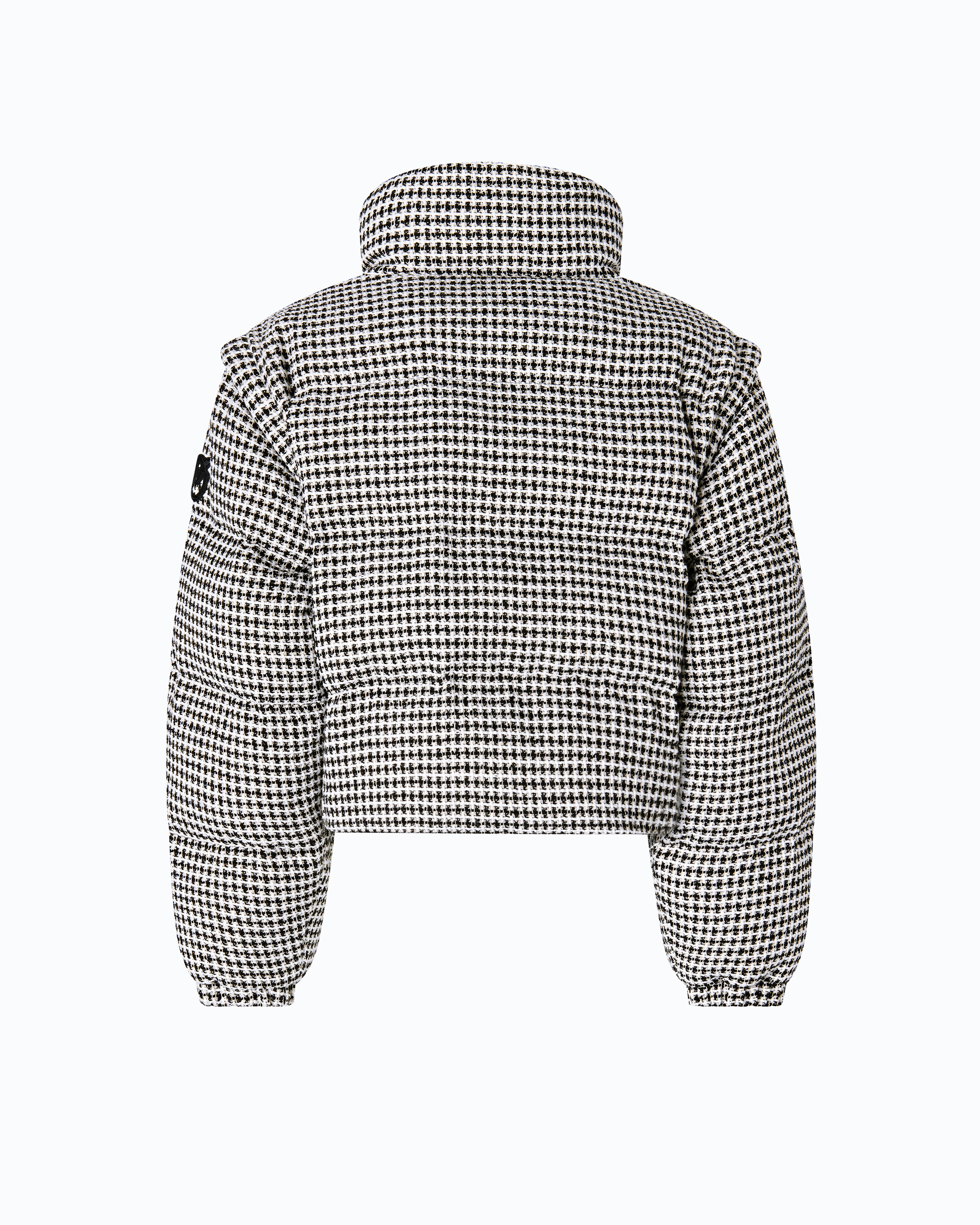 Doudoune en tweed à manches amovibles PINKO Multicolore