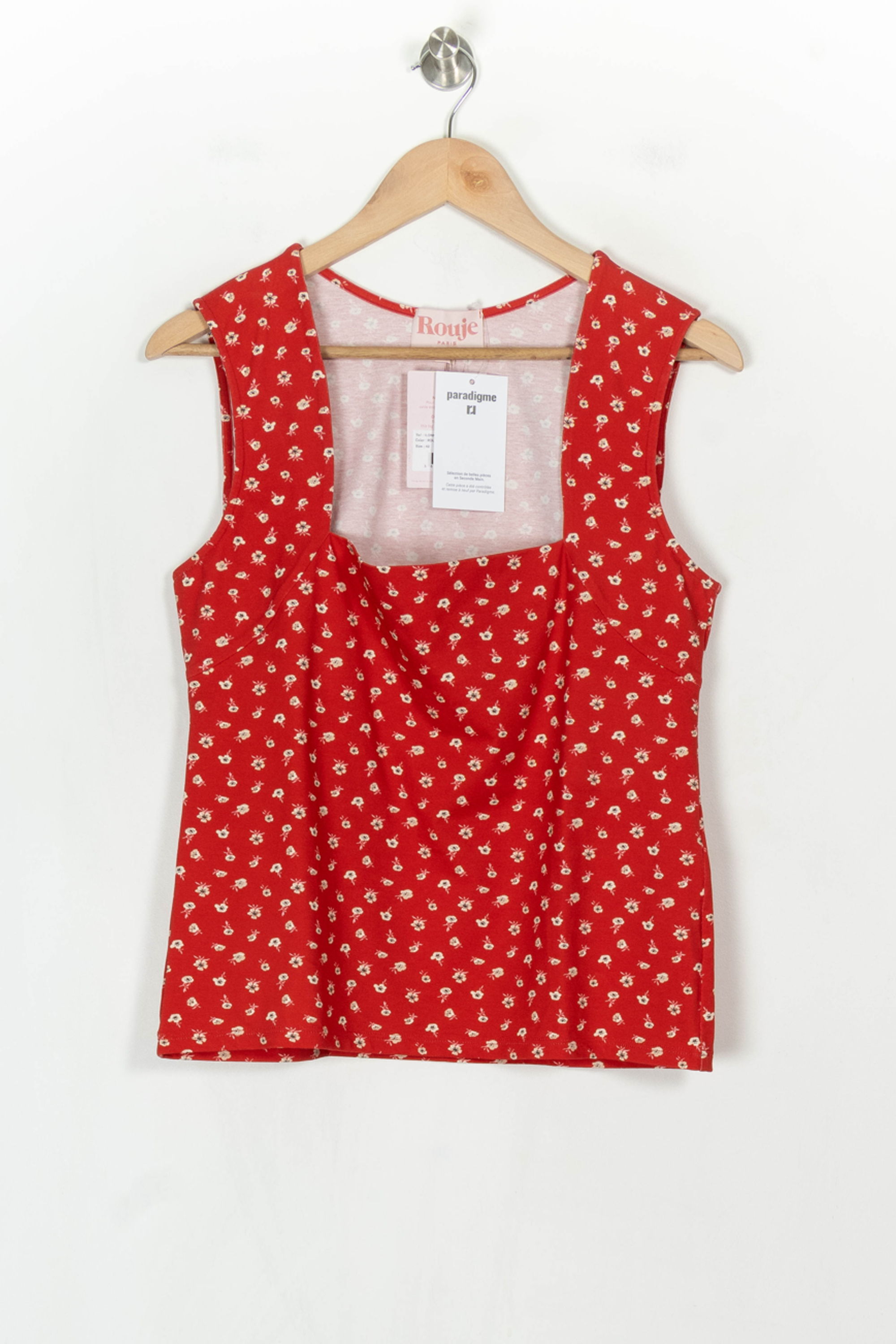 Top & tank top ROUJE - Seconde Main Red