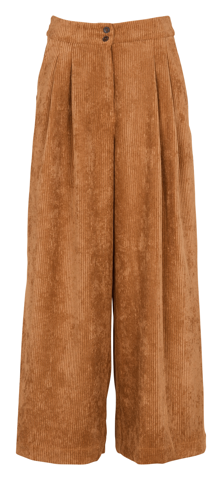 Weit geschnittene Cordhose LA FEE MARABOUTEE Braun