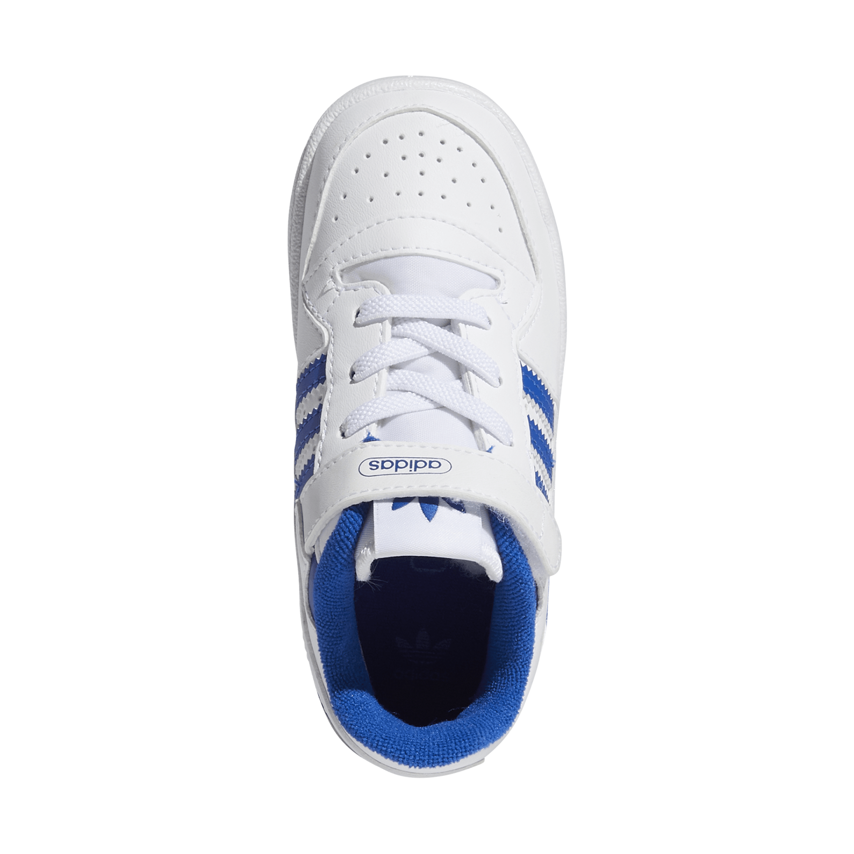 Baskets basses en cuir ADIDAS Blanc