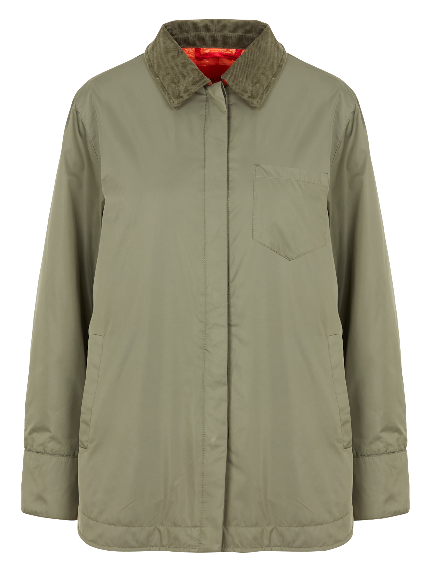 Velvet jacket with classic collar MAX&Co. Khaki