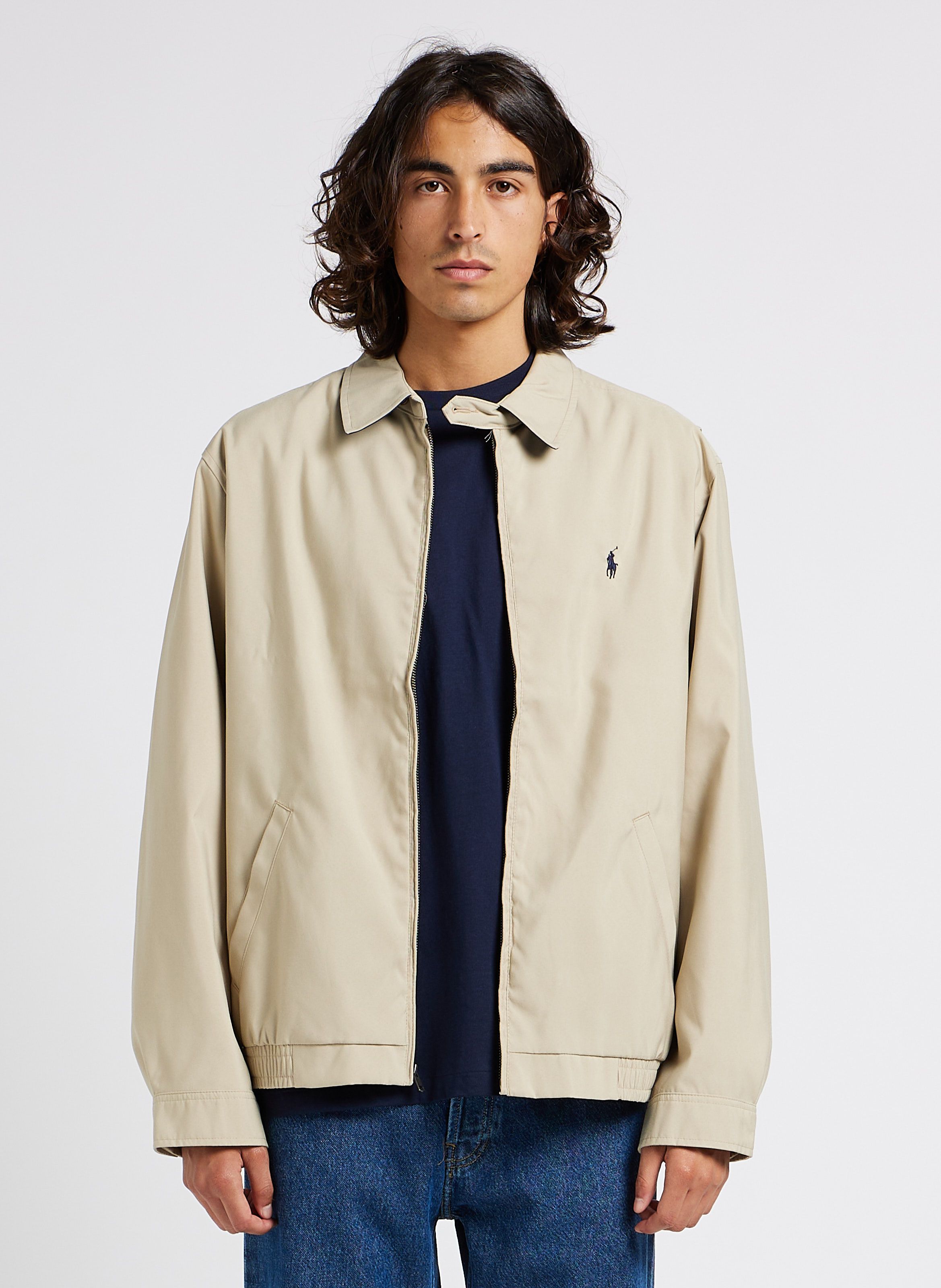 Veste Col Classique Ample Khaki Uniform Polo Ralph Lauren Homme