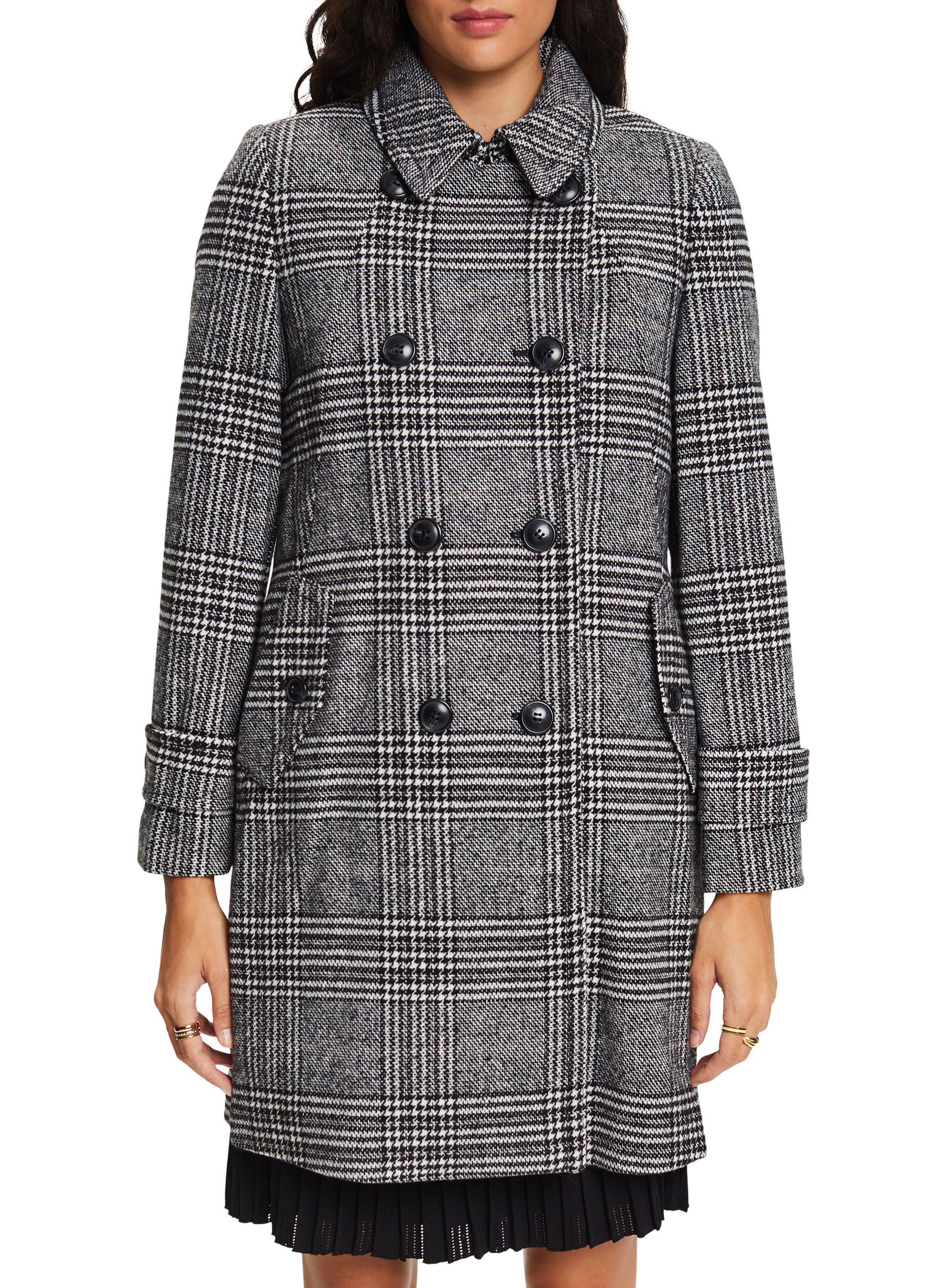 Esprit 2025 checked coat