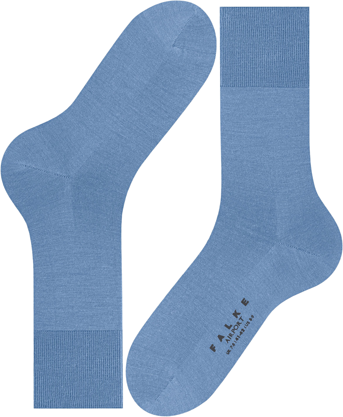 Hohe Socken aus Wollmix FALKE Blau