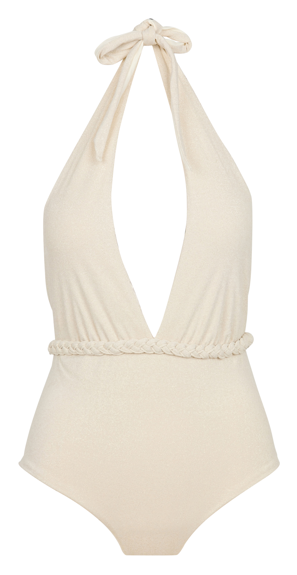 Maillot de bain 1 pièce triangle  KHAVEN Blanc