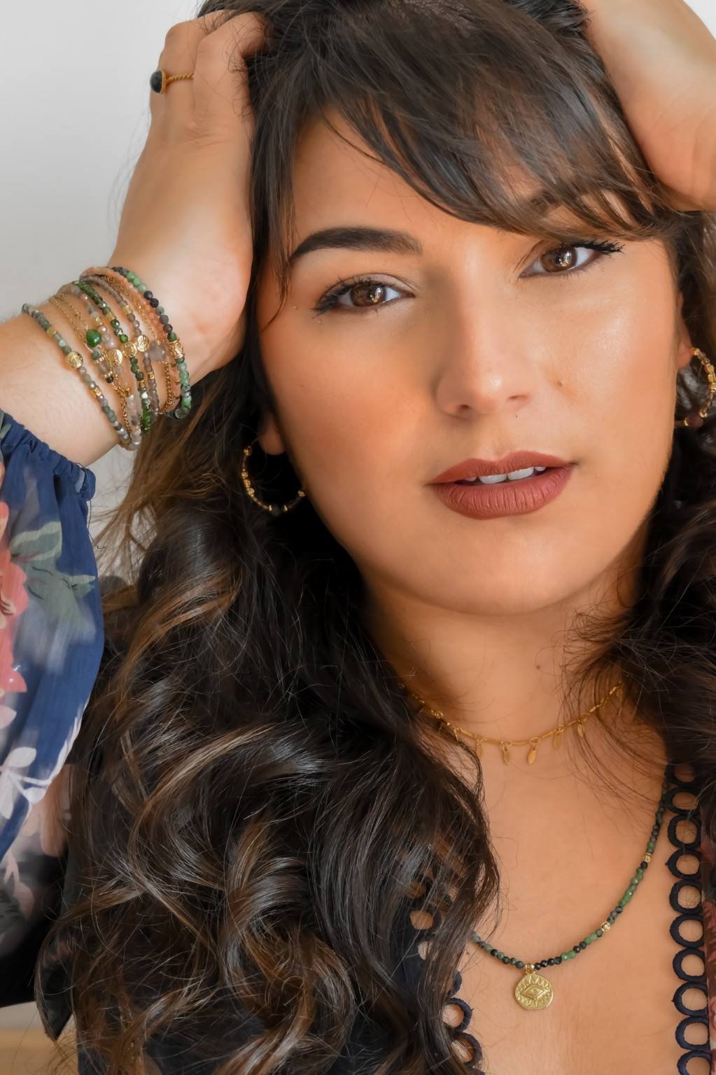 Labradorite bracelet GINANDGER Blue