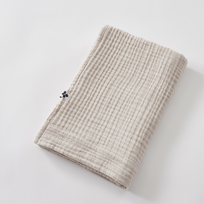 Cotton gauze solid color bath towel 50 x 90 cm Gaia L'EFFET PAPILLON