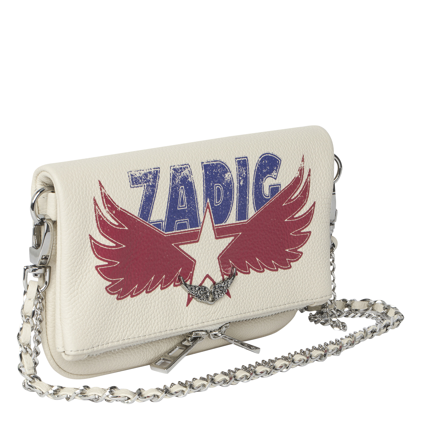 Leren crossbodytas  ZADIG&VOLTAIRE Wit