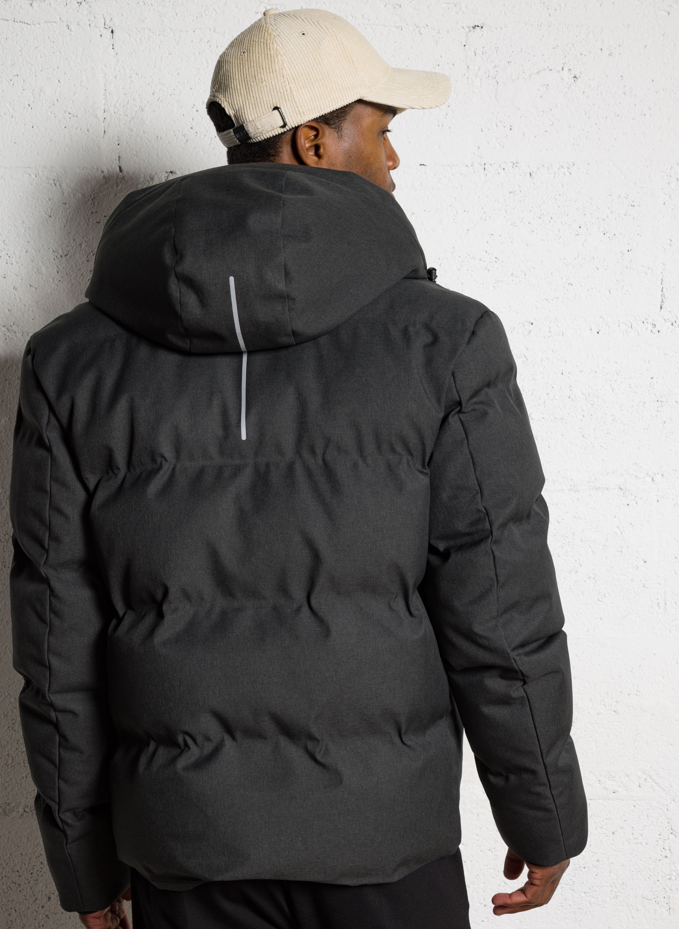 Wattierte Jacke mit Stehkragen, wasserdicht IKKS Grau