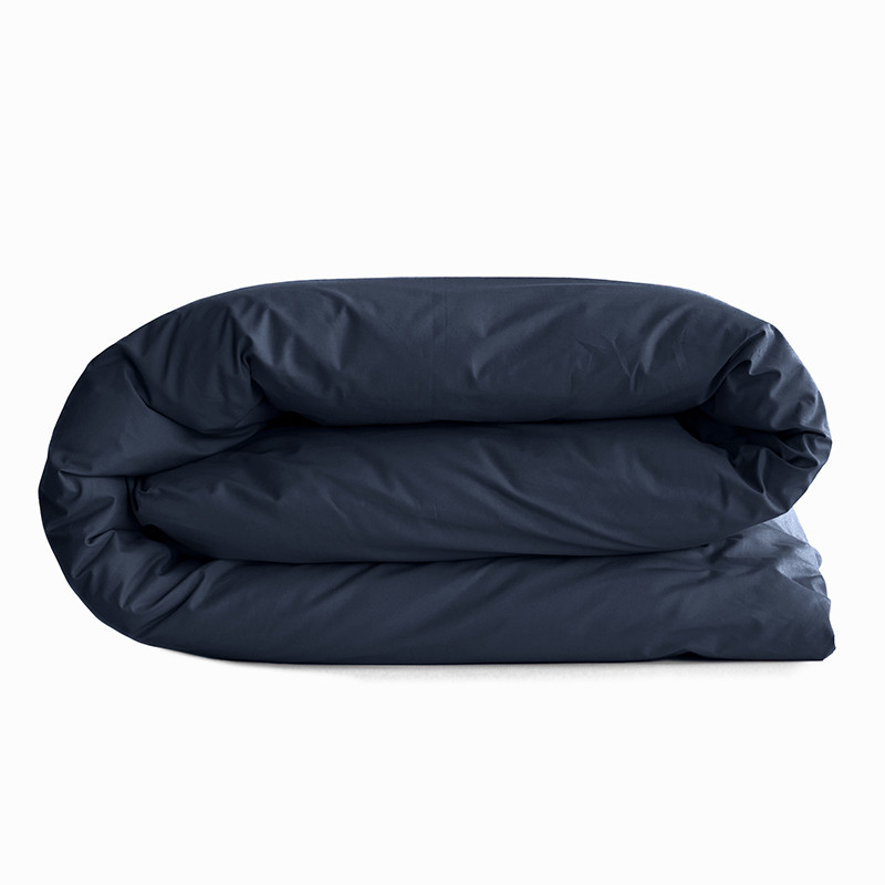 140 x 200 cm "premium" duvet cover for single bed COTON PUR Blue