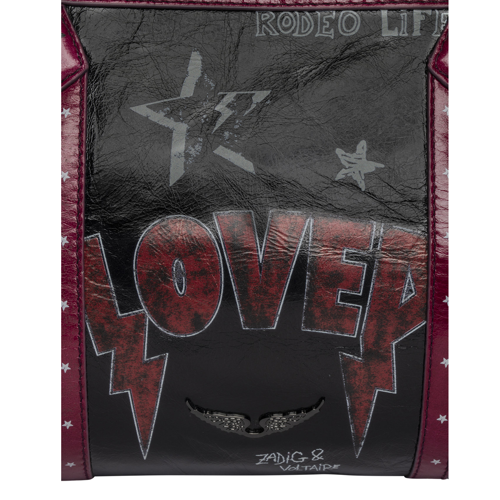 Patent leather shoulder bag ZADIG&VOLTAIRE Black