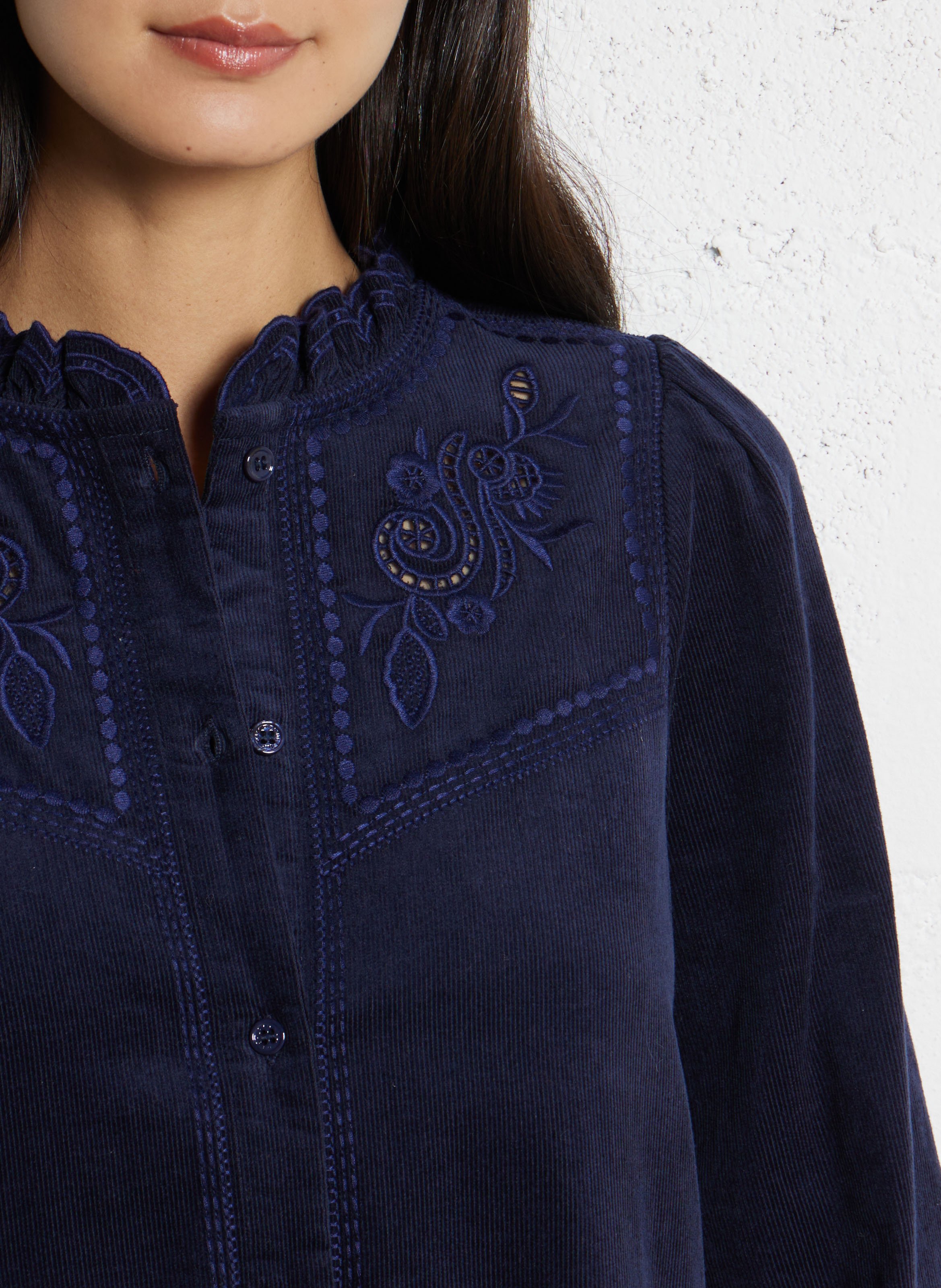 Halflange jurk met print LA PETITE ETOILE Blauw