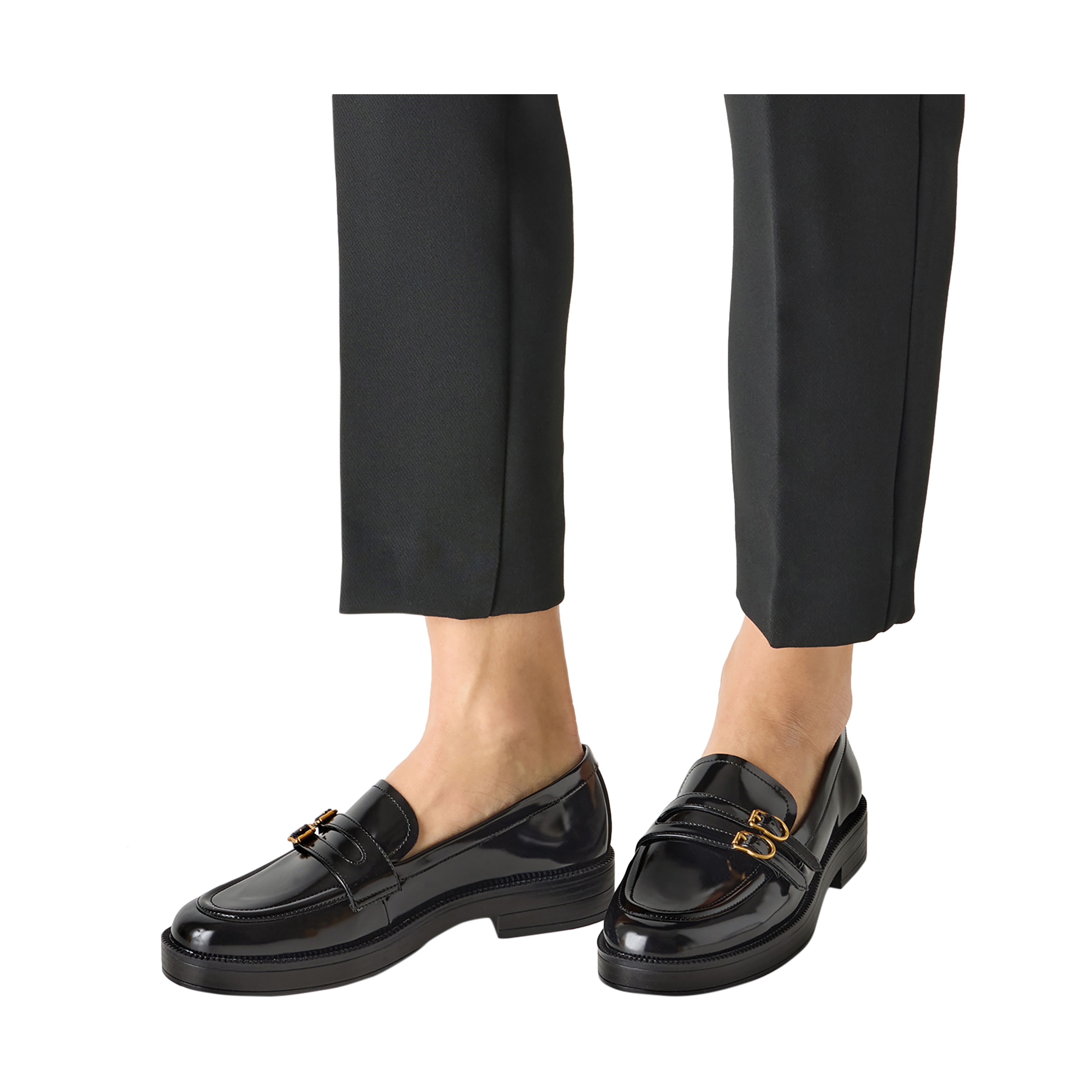 Slip-on moccasin TAMARIS Black