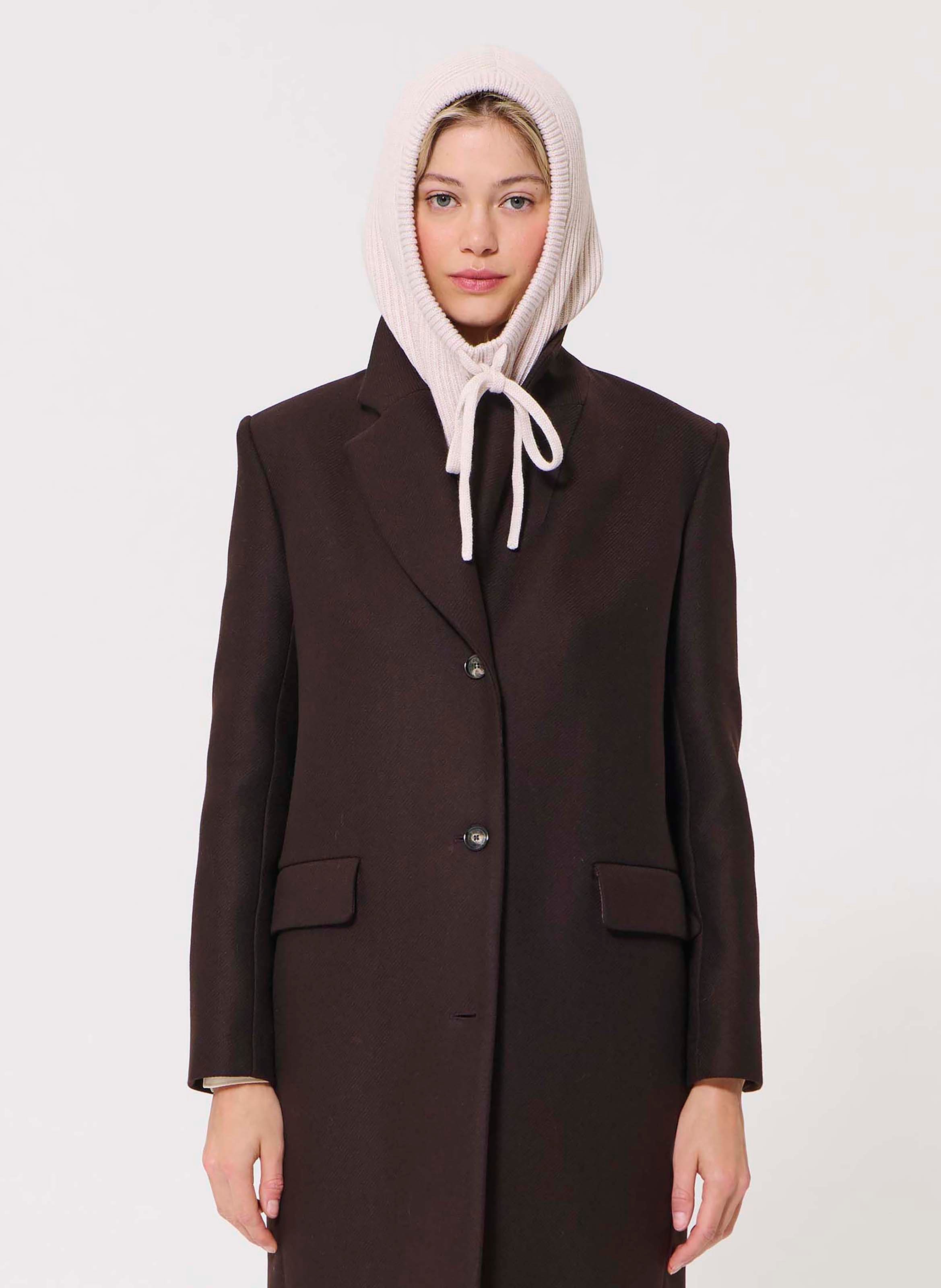 Knit hood TARA JARMON Beige