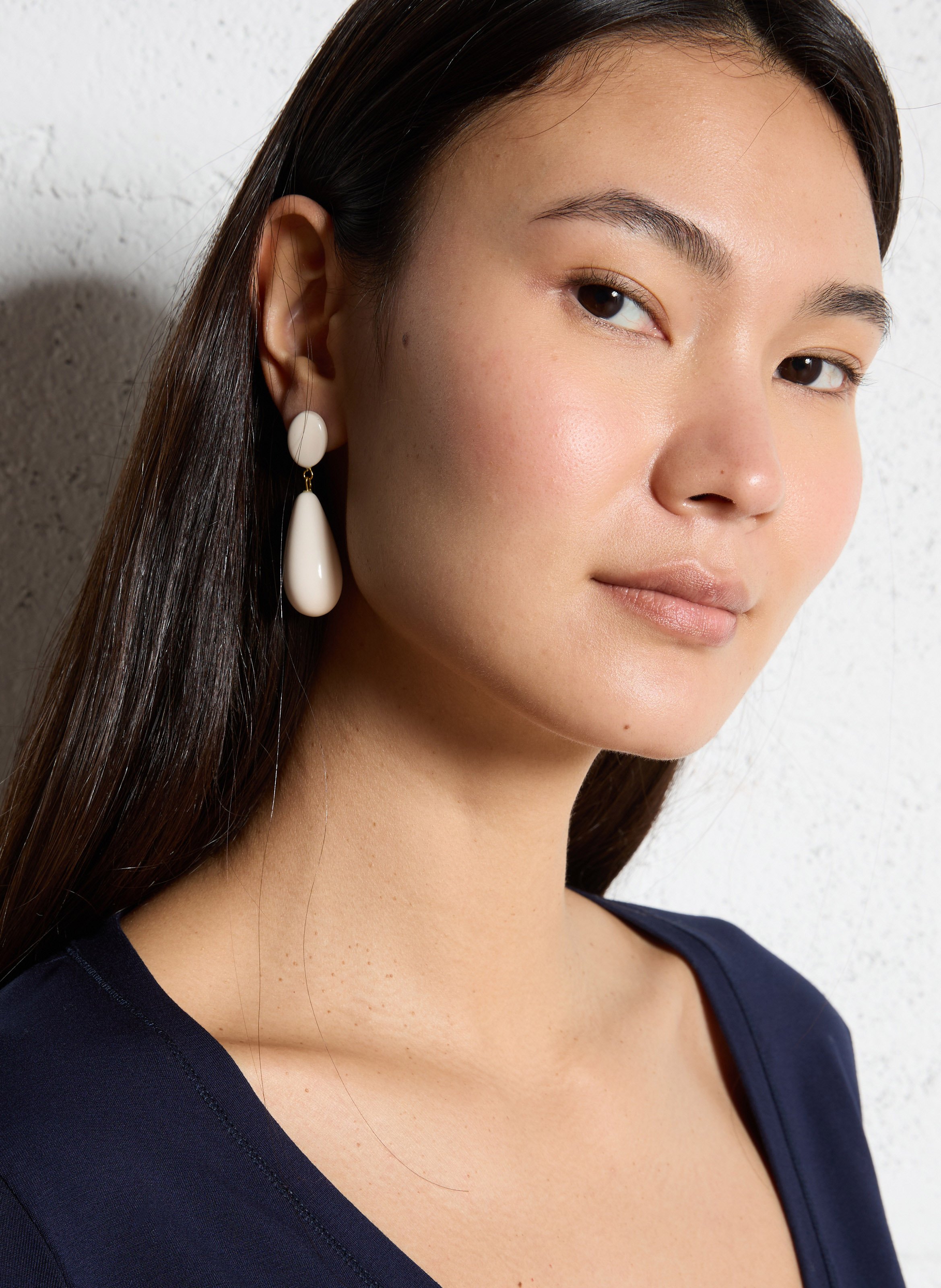 Pendientes colgantes FEEKA Beige