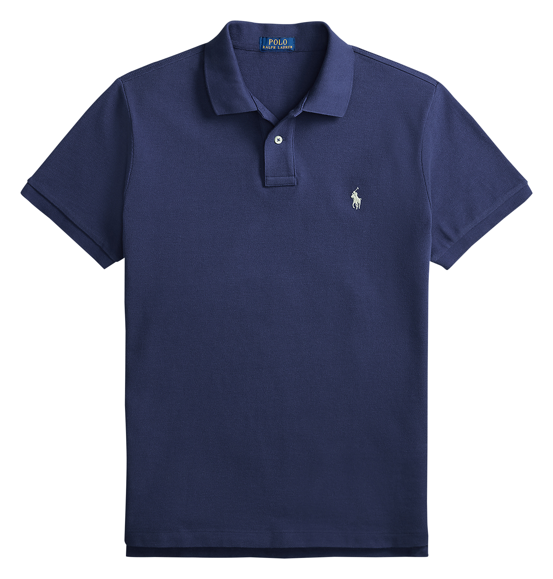 Polo custom-fit en coton piqué  Newport navy cream pp