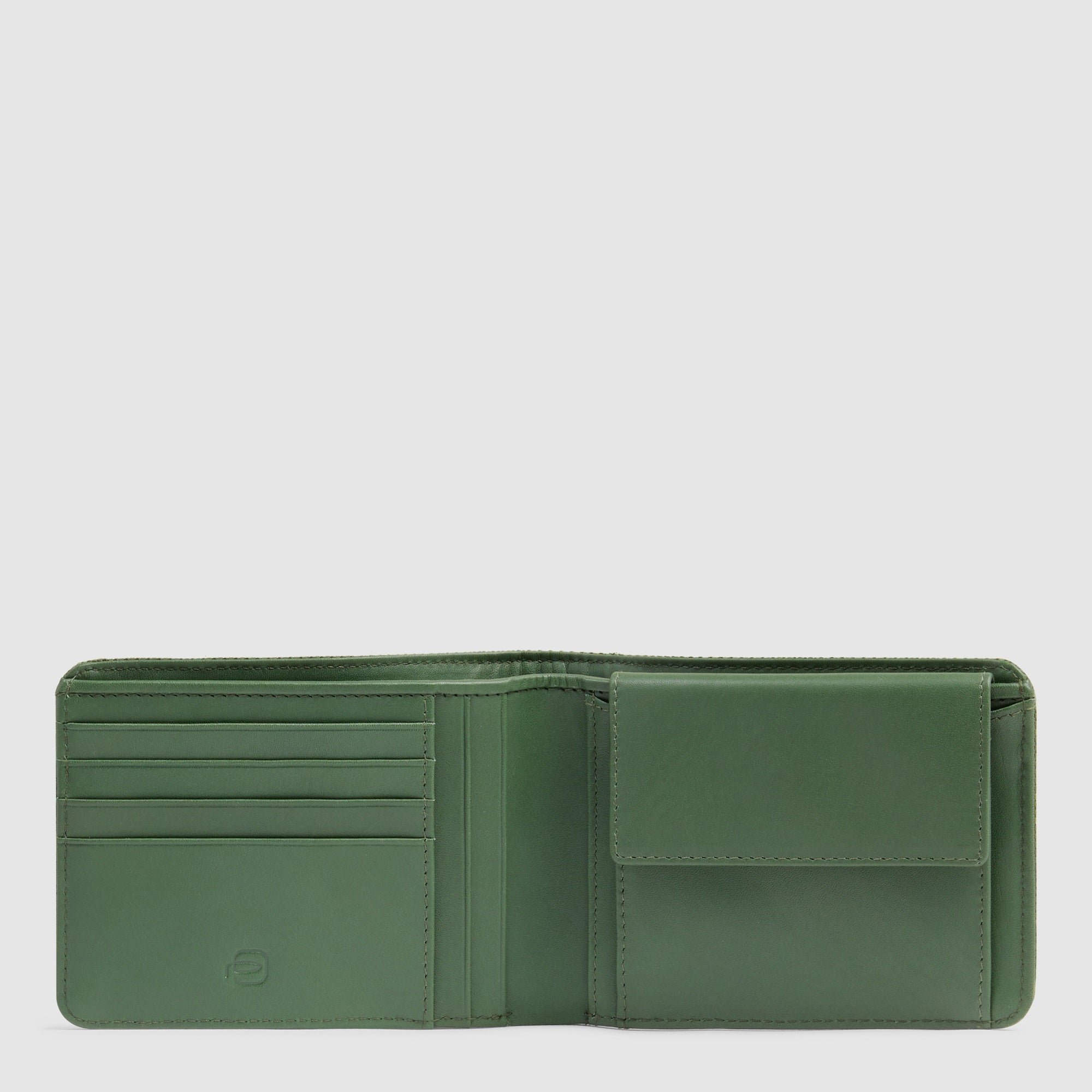 Babylon leather wallet PIQUADRO Green