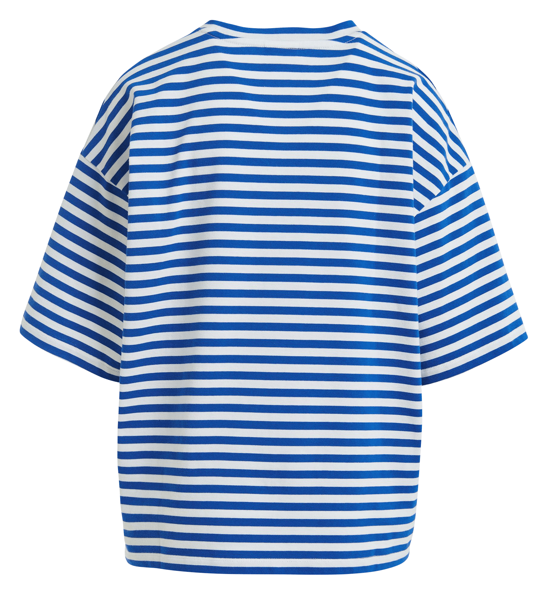Round-neck striped T-shirt ESSENTIEL ANTWERP Blue
