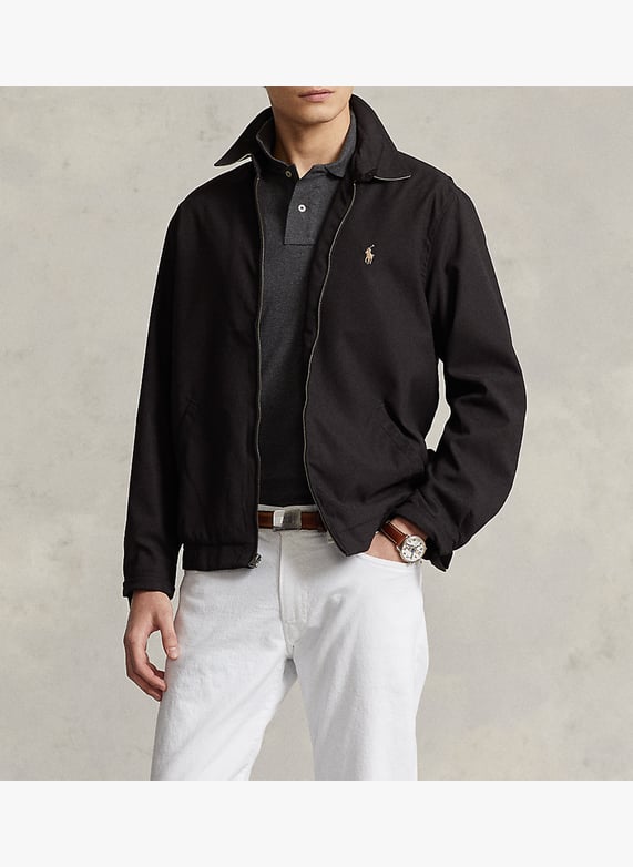 Straight jacket with classic collar Black Polo ralph lauren - Men Straight jacket with classic collar Black Polo ralph lauren - Men