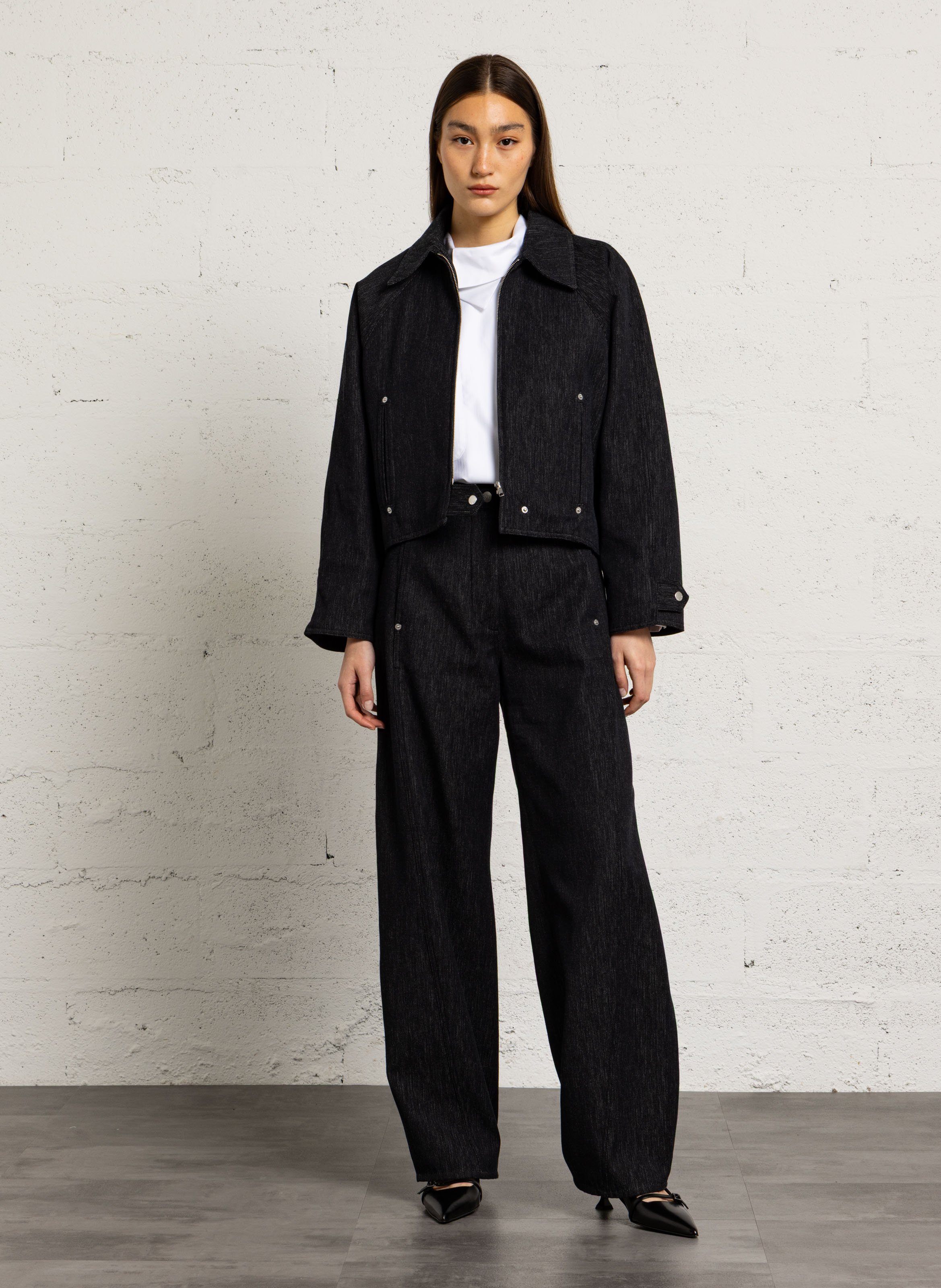 Hohe Taille Wide Leg Jeans MARGAUX LONNBERG Mehrfarbig