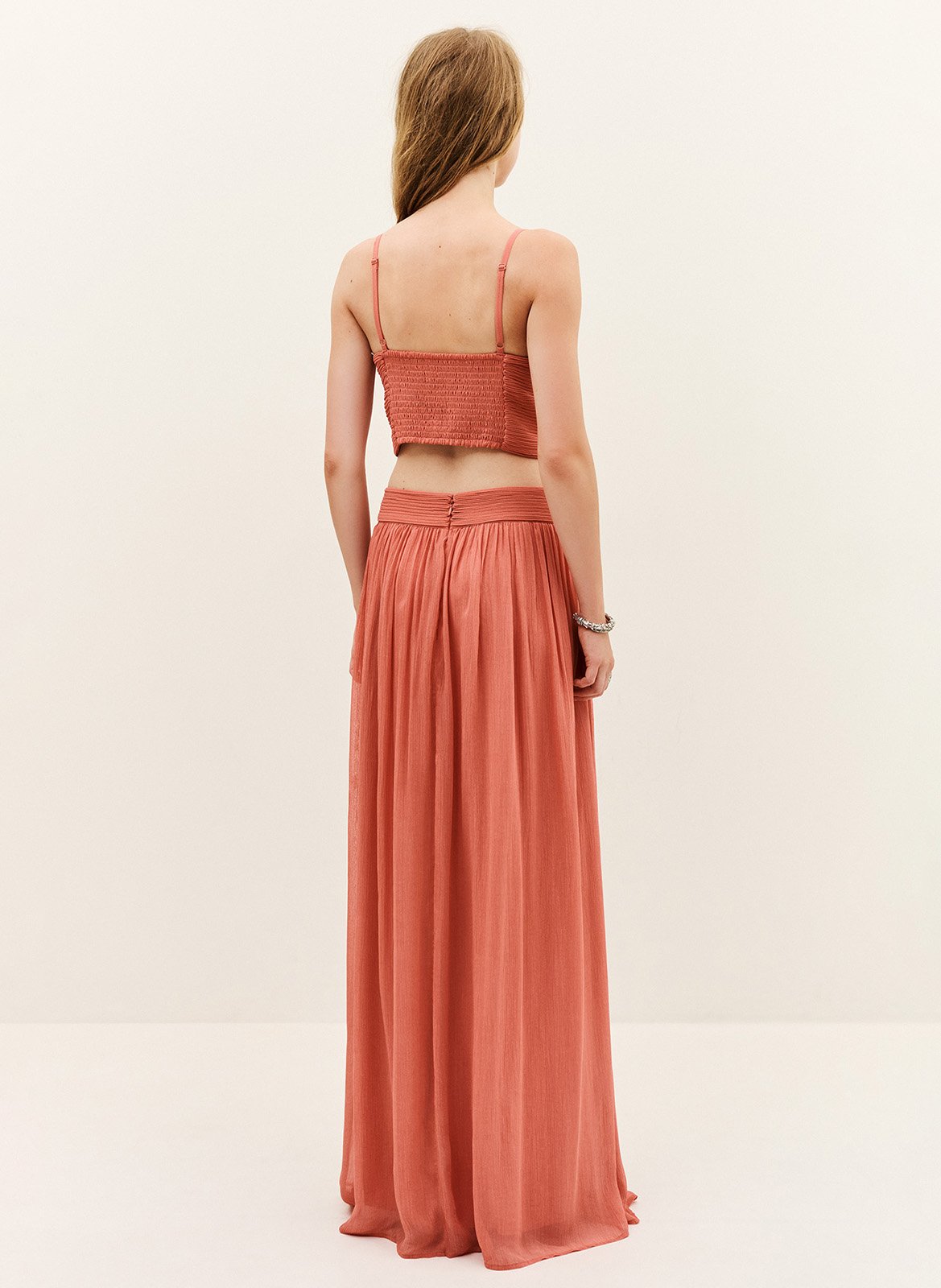 Robe longue BA&SH Rose