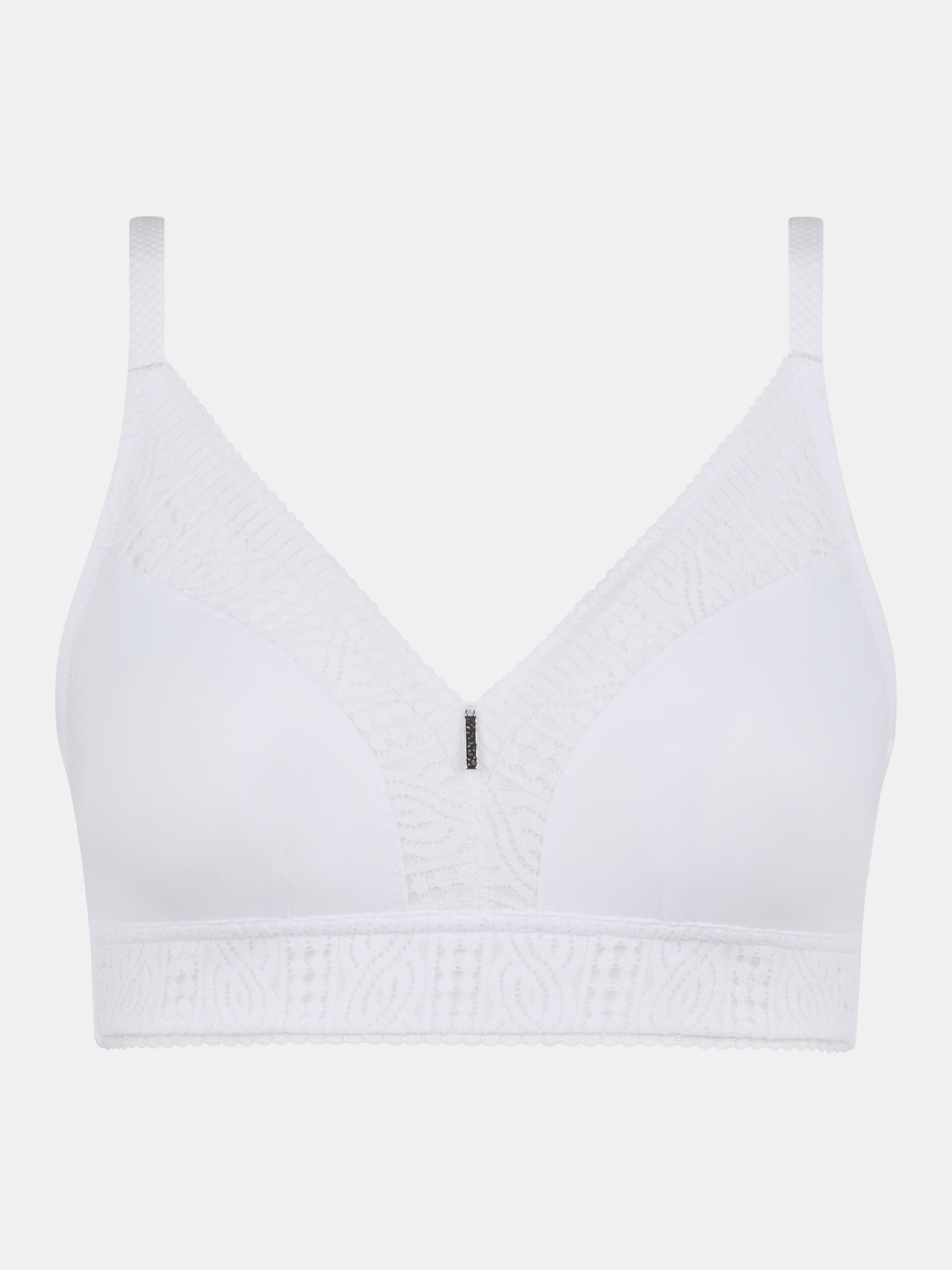 Non-wired support bra with cups | White CHANTELLE Women