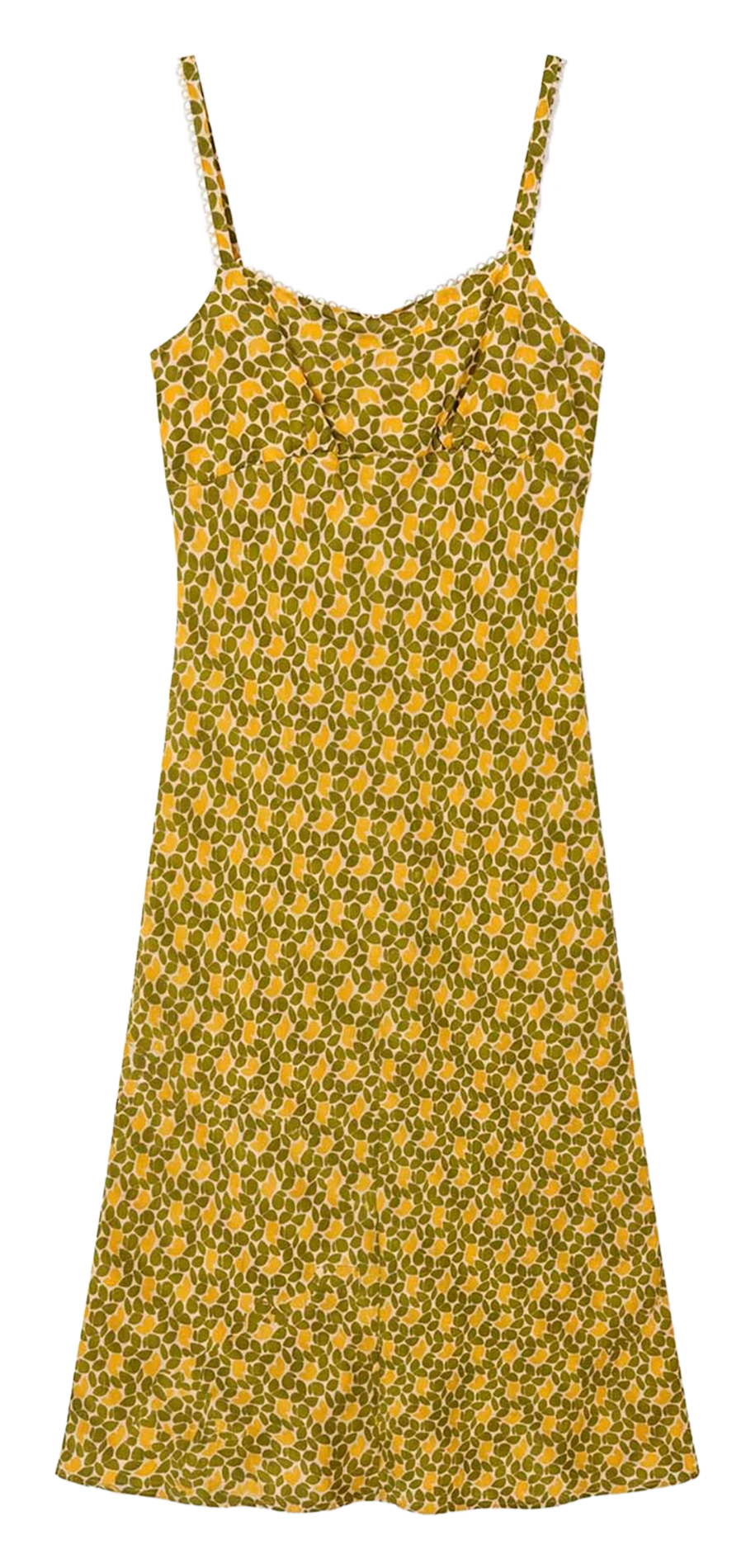 Long floral print dress TARA JARMON Green
