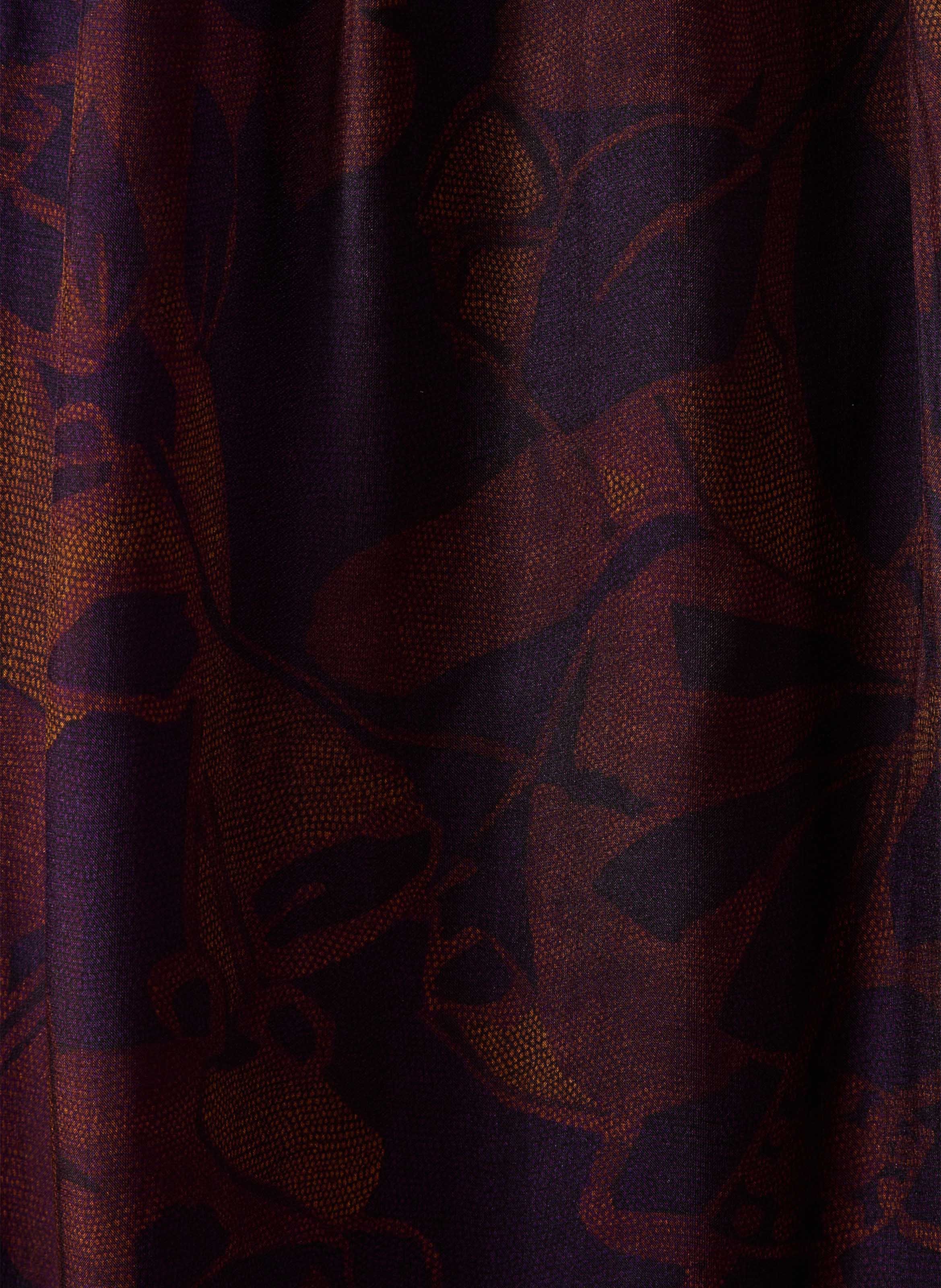 Jupe midi évasée imprimée LA FEE MARABOUTEE Multicolored