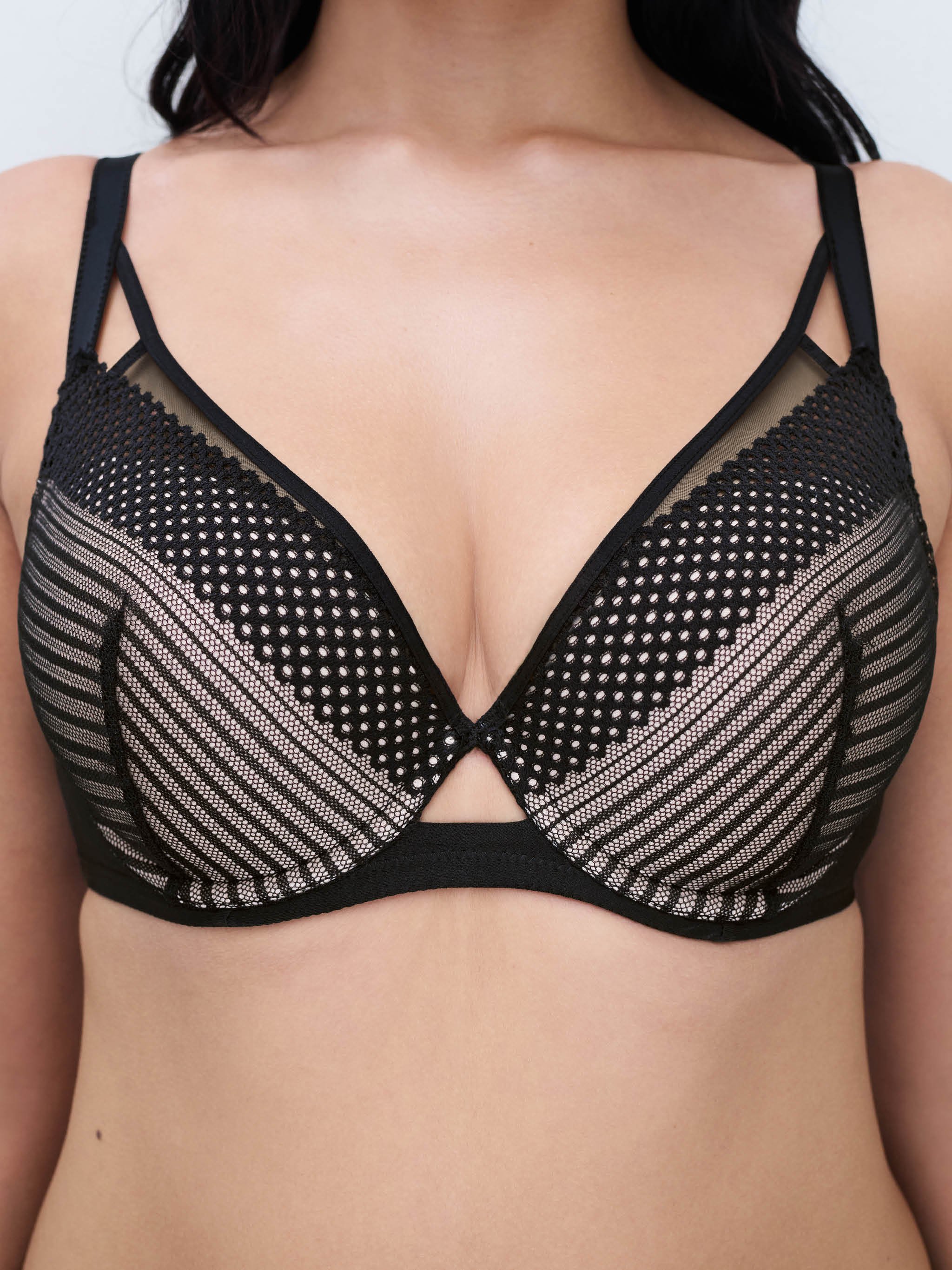 Plunge cup bra CHANTELLE PULP Black