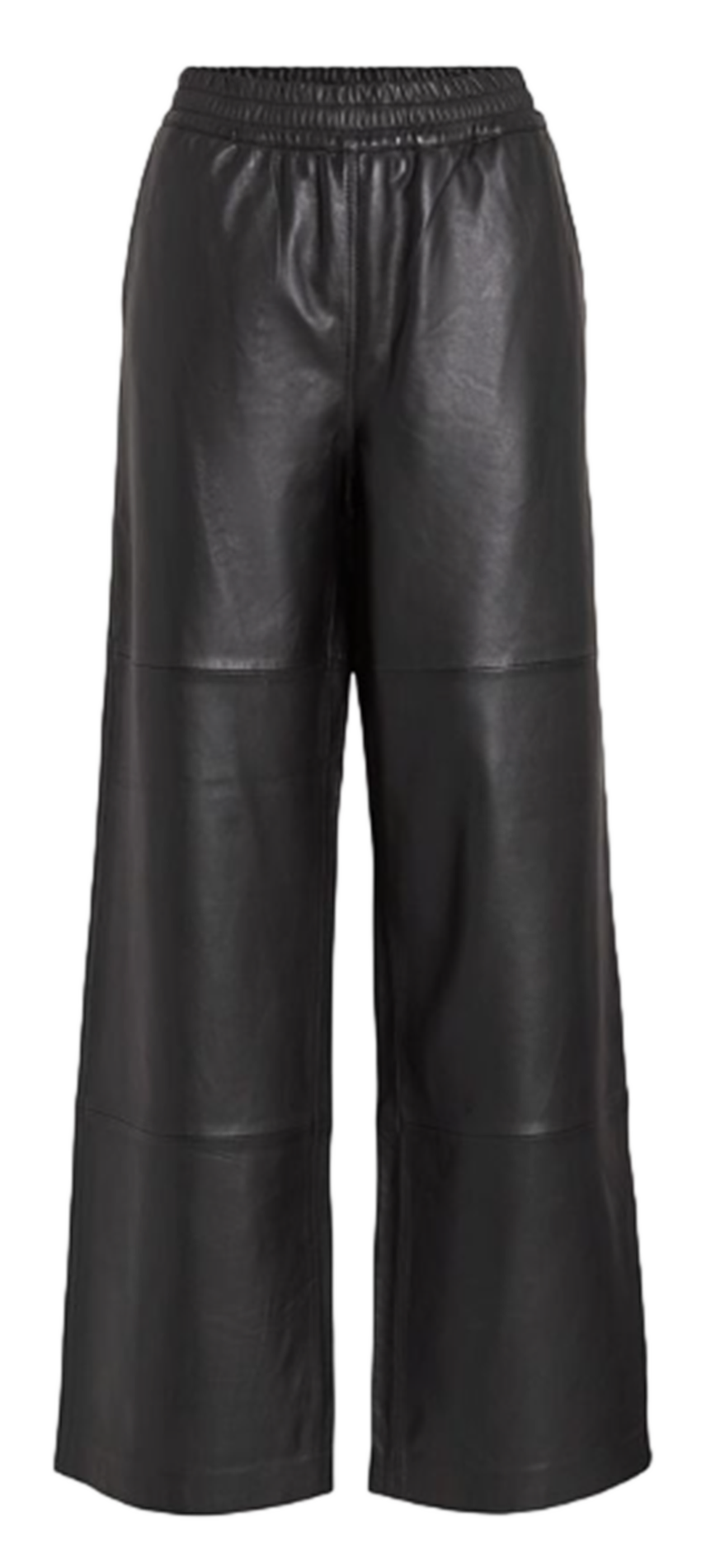 Weite Lederhose ROUGE EDIT Grau