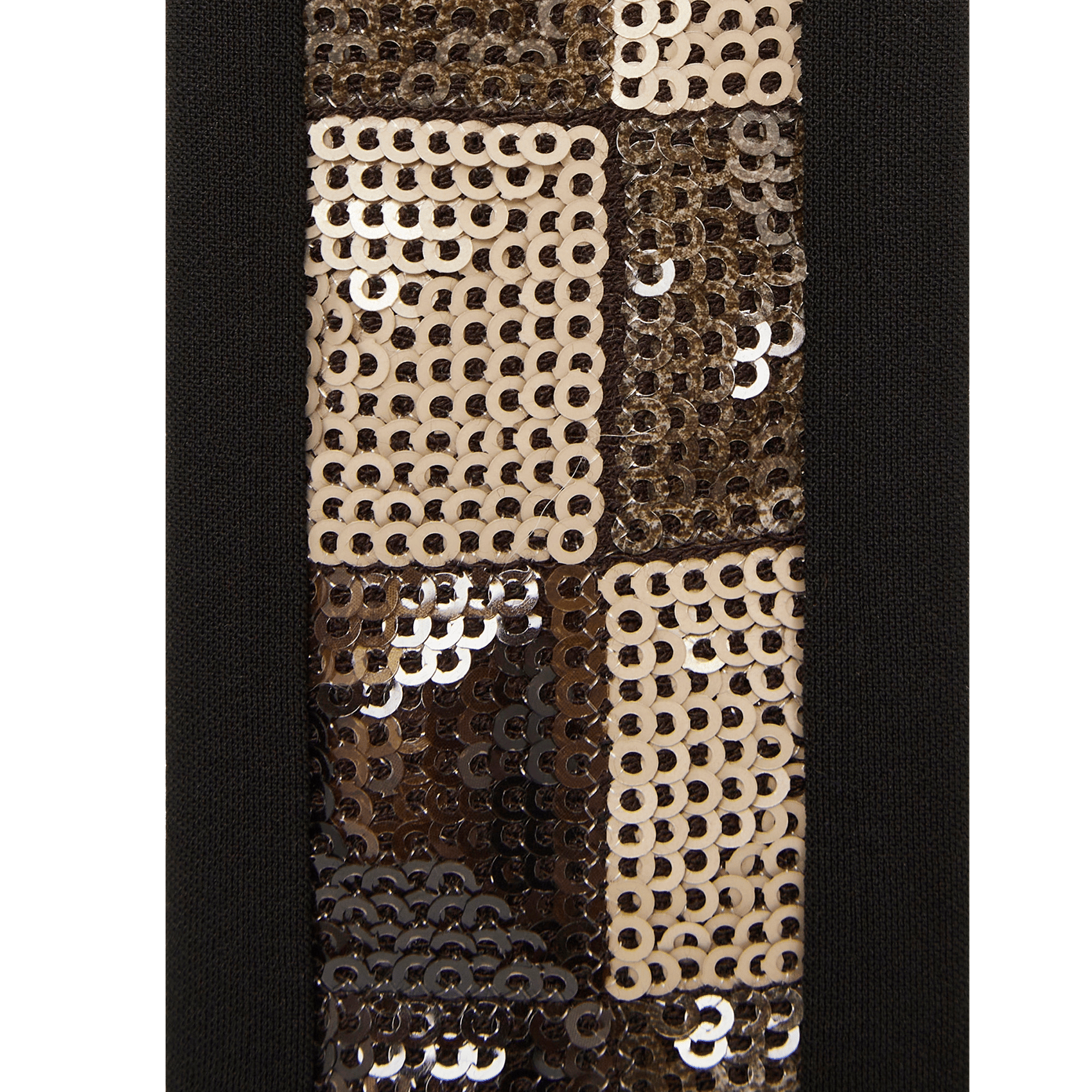 Sequin Tie Belt COTELAC Black