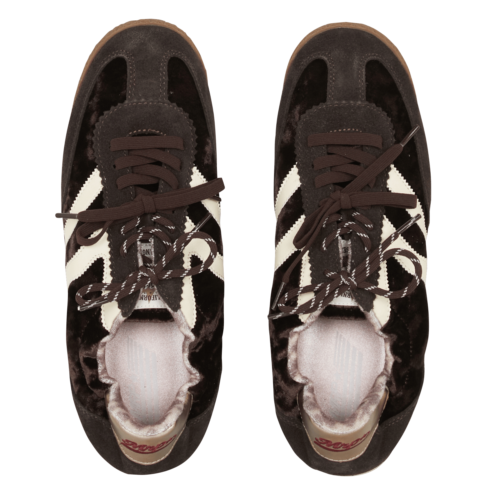 Baskets basses en cuir MRP Marron