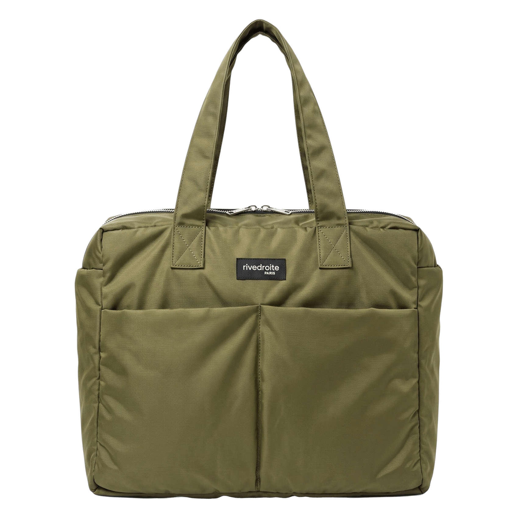 Sac week-end zippé RIVEDROITE PARIS Vert