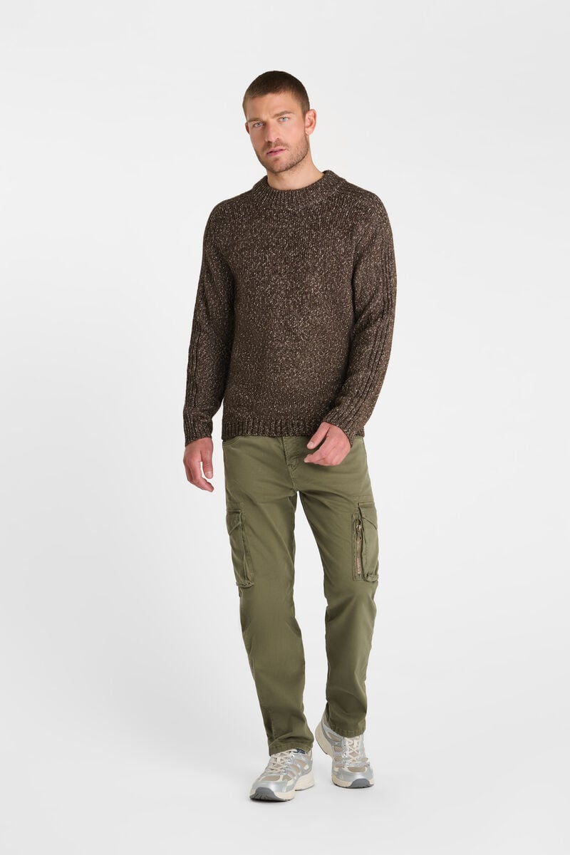Round-neck sweater LE TEMPS DES CERISES Brown