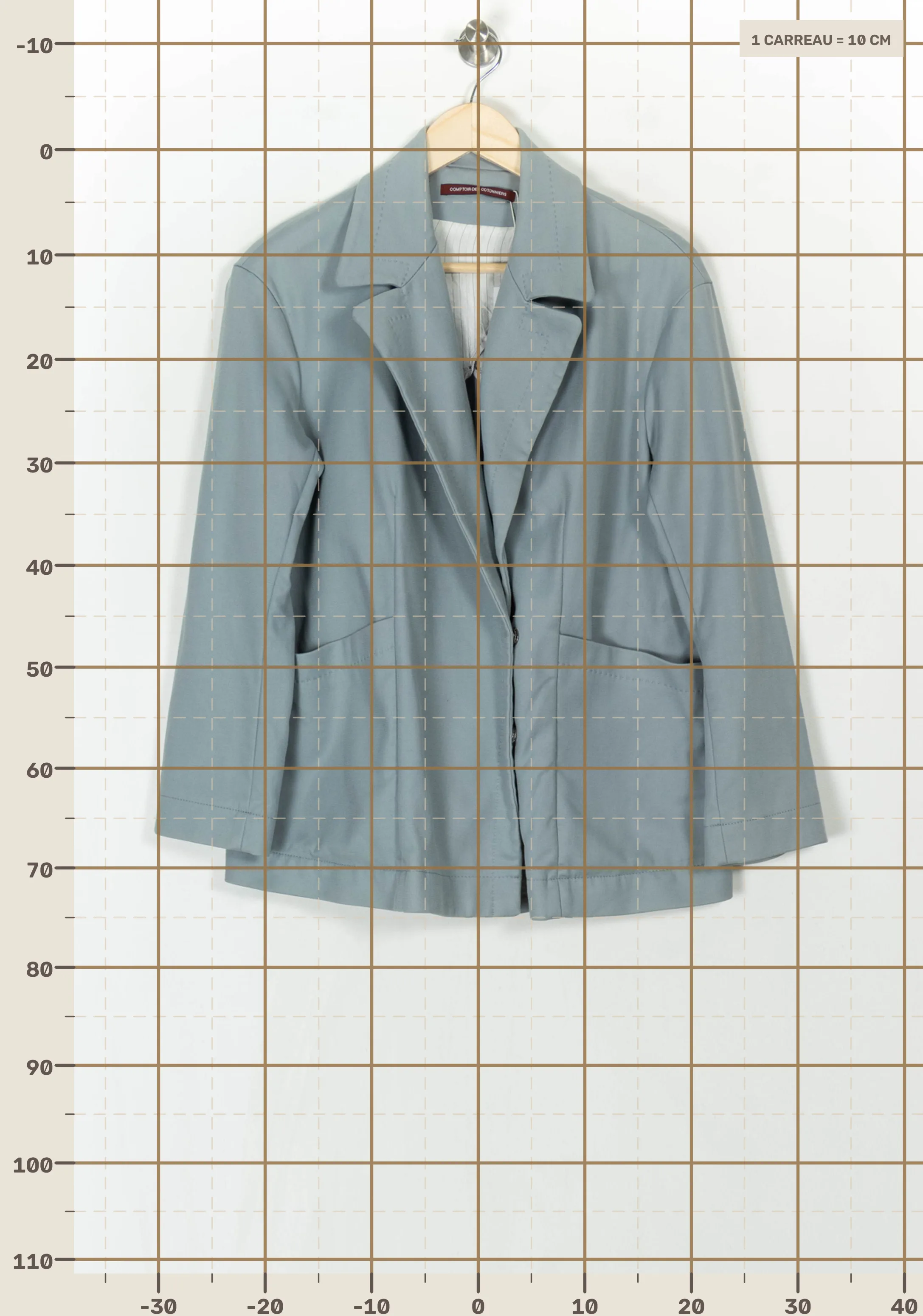 Short coat COMPTOIR DES COTONNIERS - Seconde main Blue