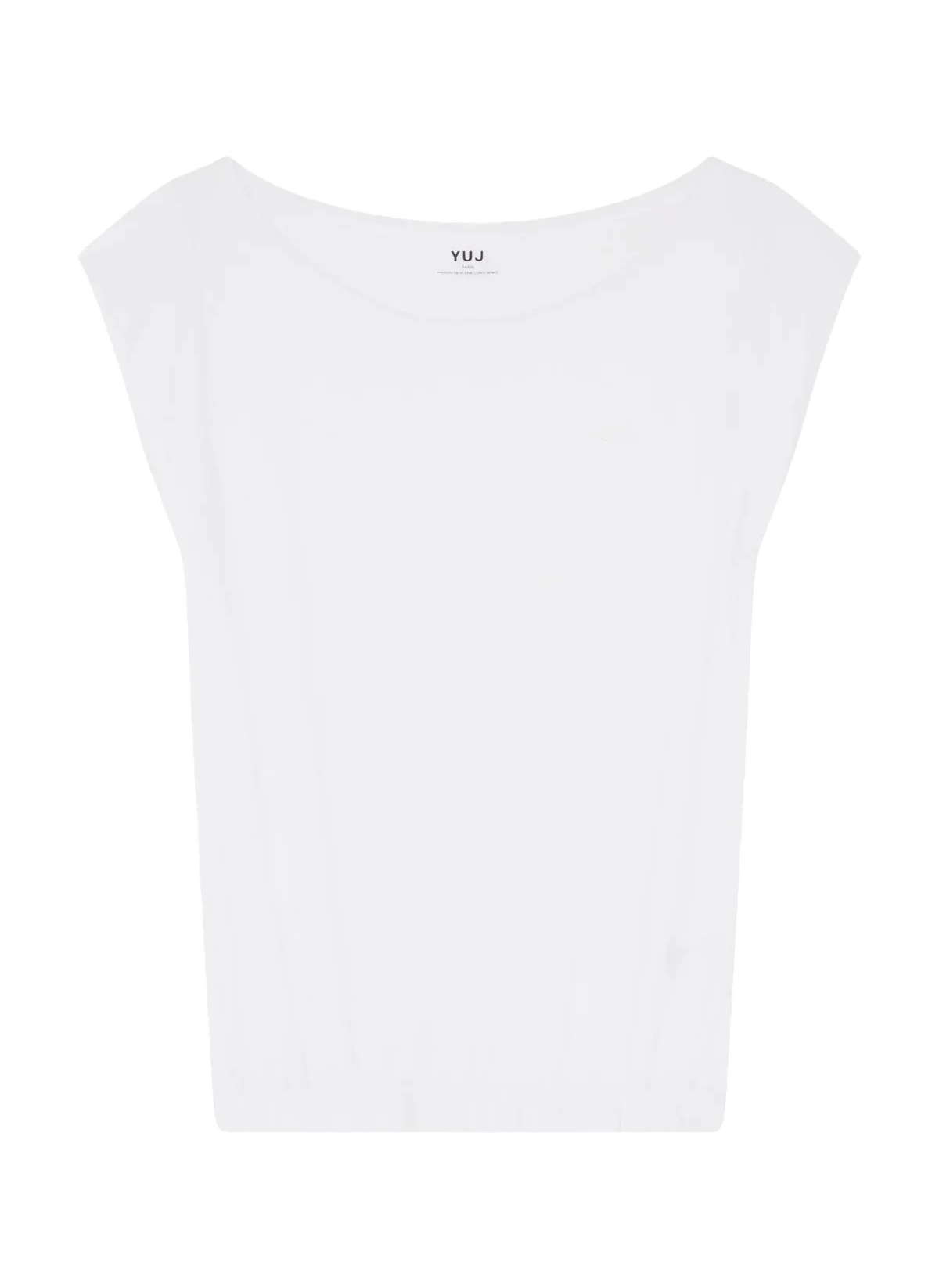 Boat-neck yoga T-shirt YUJ YOGA PARIS White